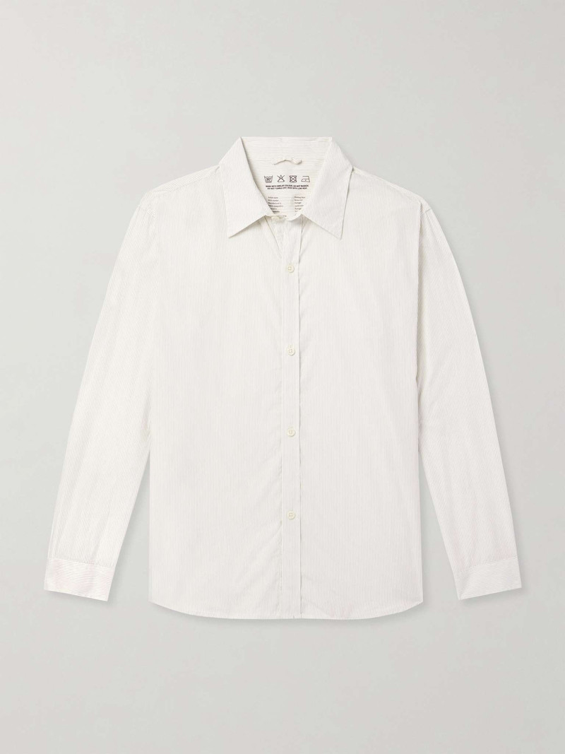 Evening Striped Cotton-Poplin Shirt 1