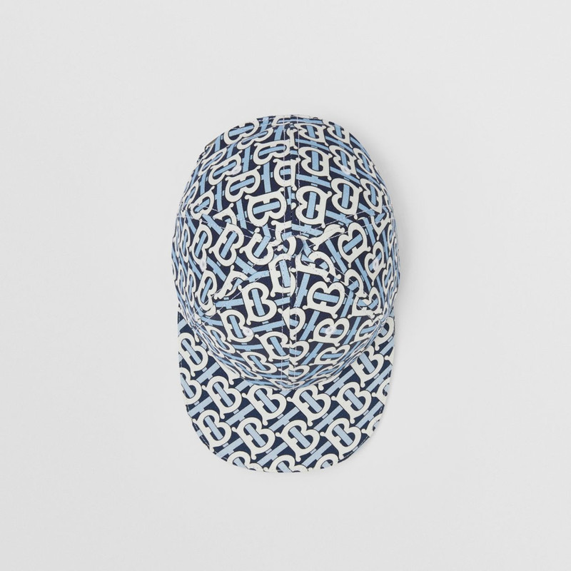 Monogram Print Cotton Baseball Cap 5