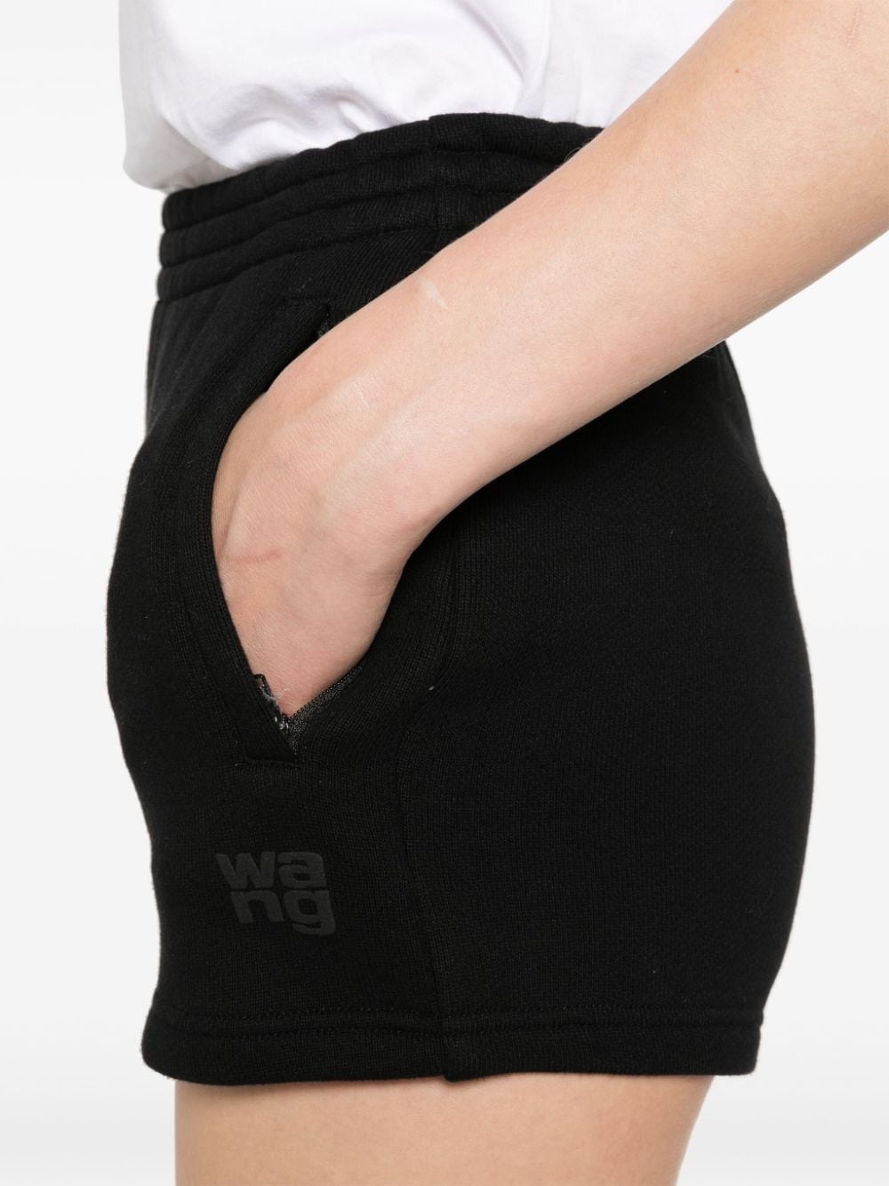 logo-print cotton shorts - 5