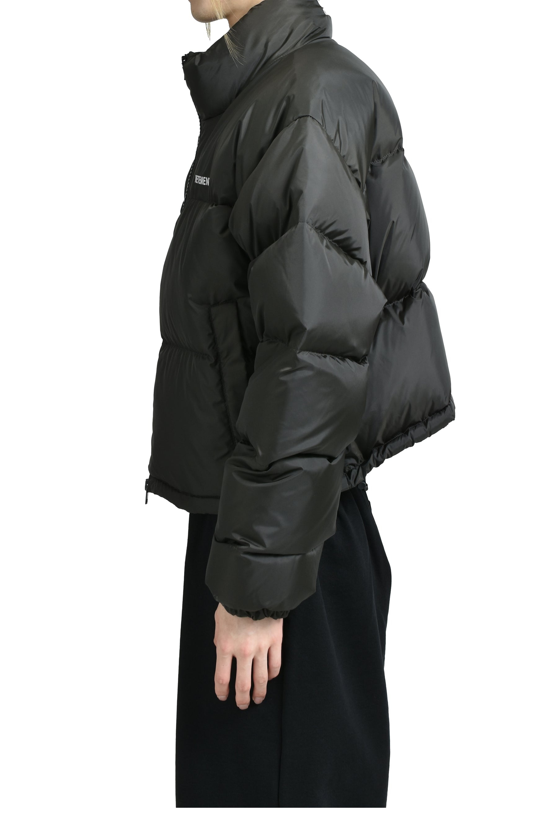 ICONIC BOXY PUFFER JACKET / BLK - 3