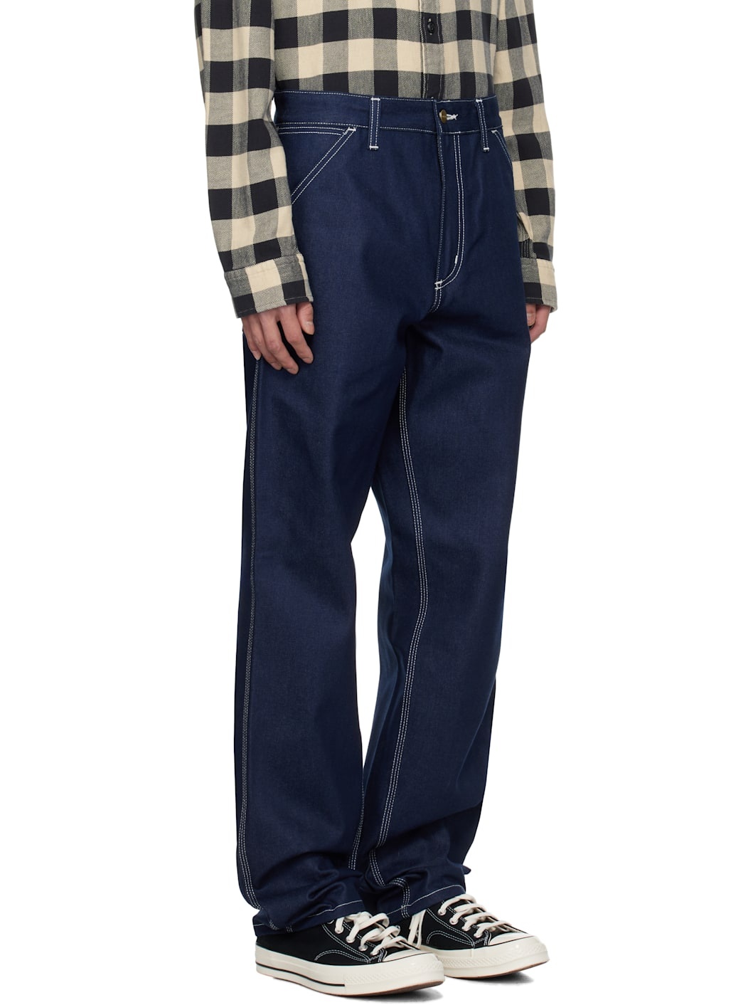 Blue Simple Jeans - 2