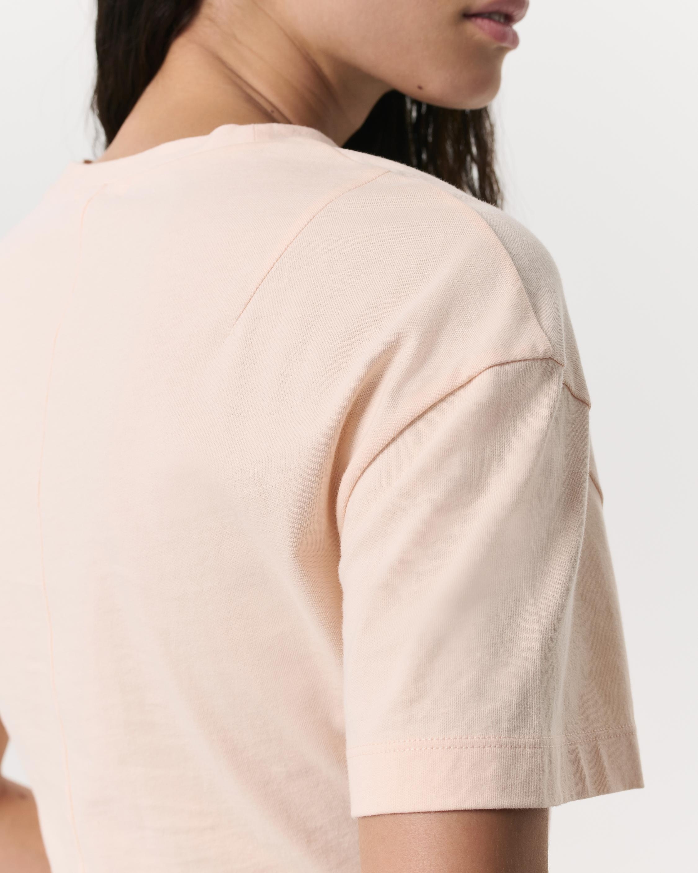 Mica Twist-Detail Draped Cotton T-Shirt - 6
