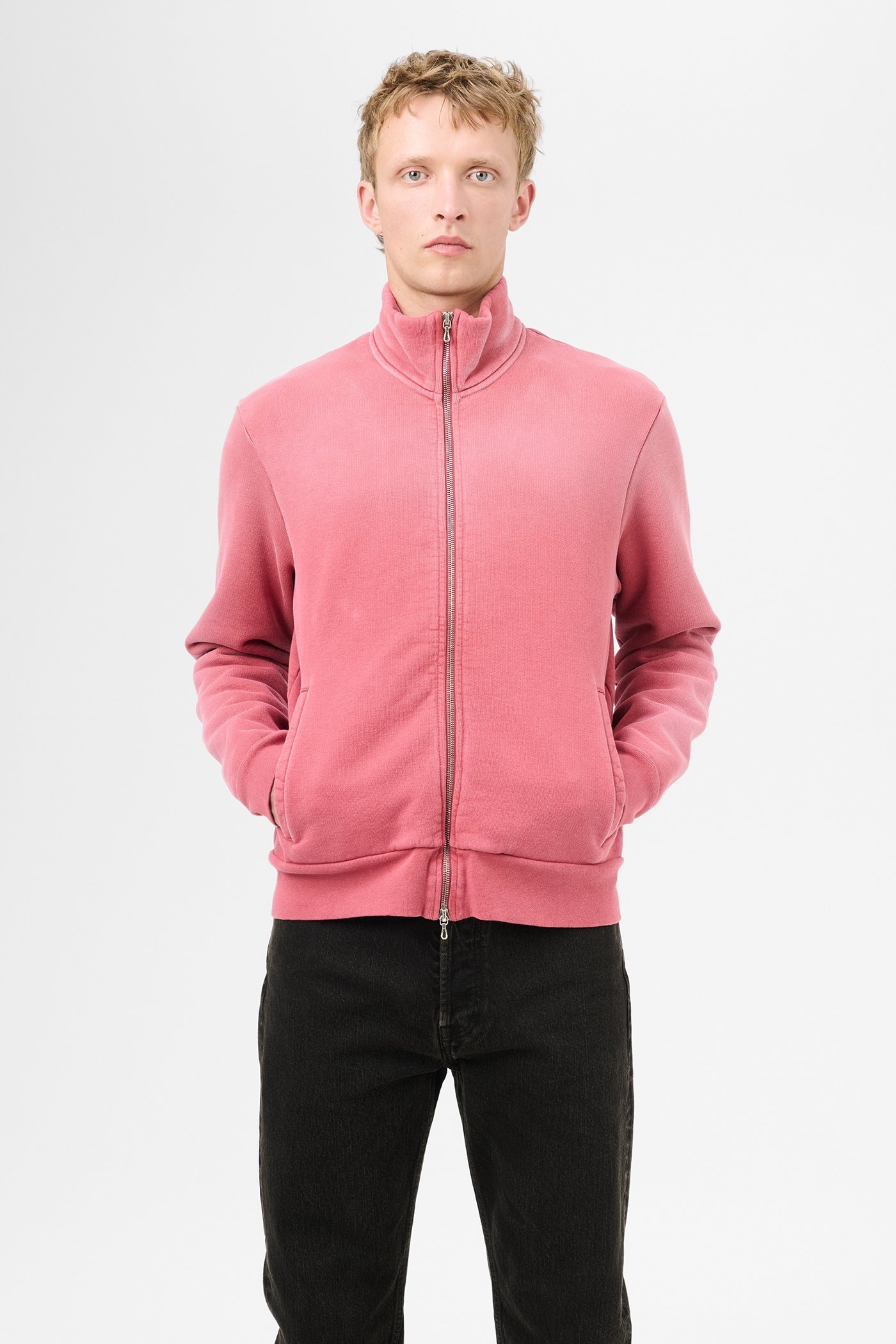 Mob Jacket Red Sun Fade Hefty Fleece - 3