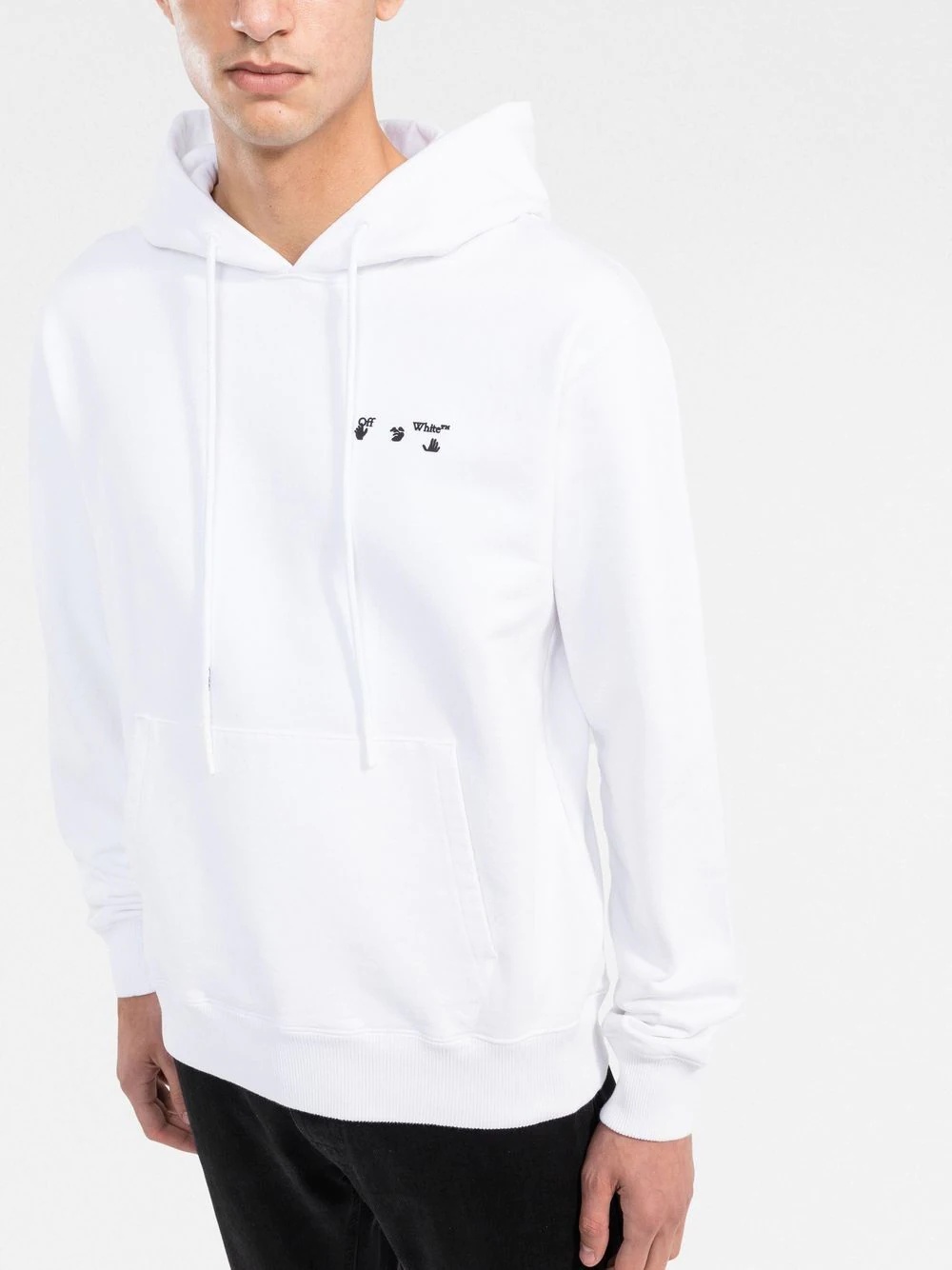 logo-print hoodie - 3