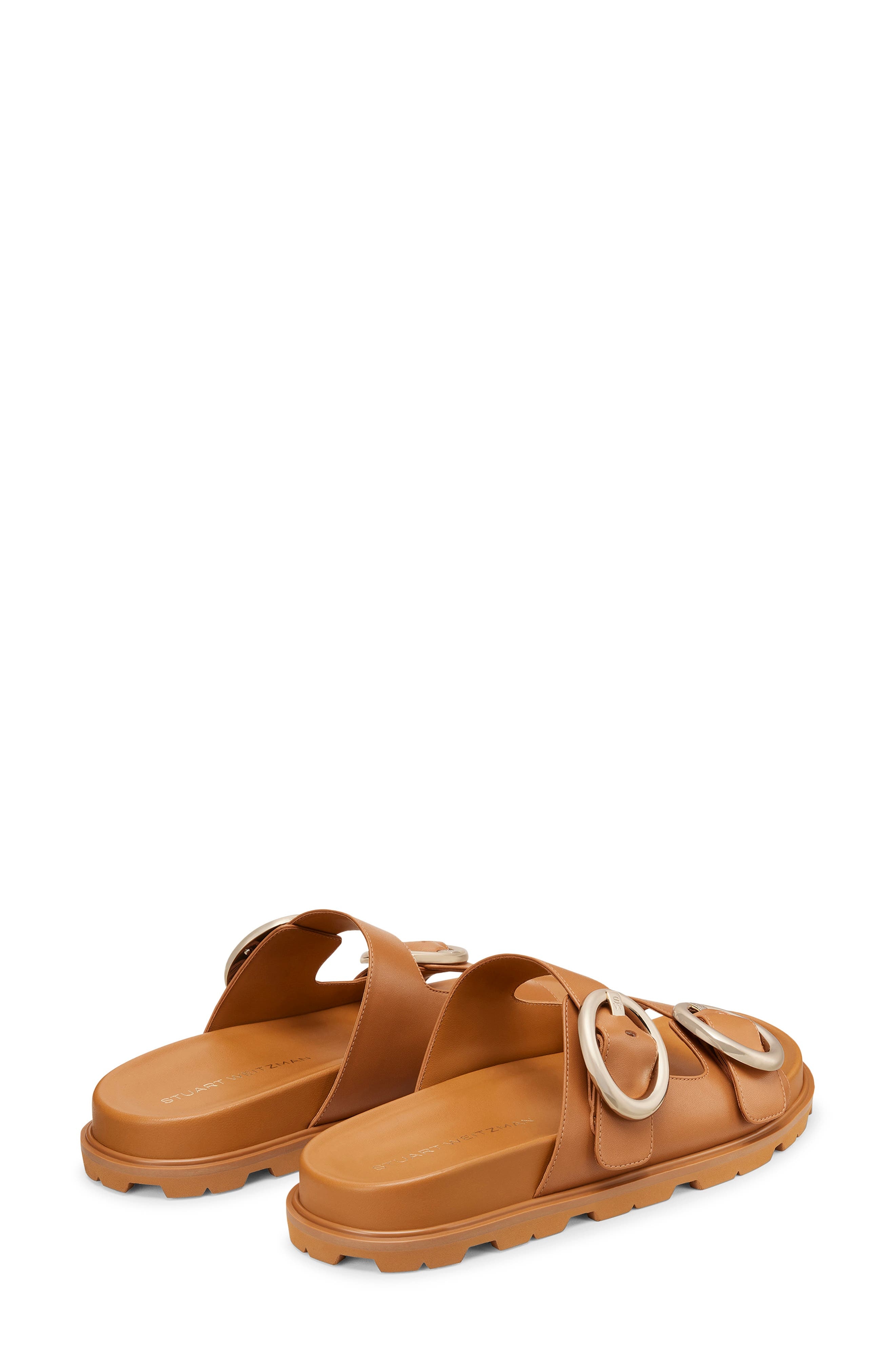 Stuart Weitzman Benni Two-Strap Sandal in Macchiato at Nordstrom - 4