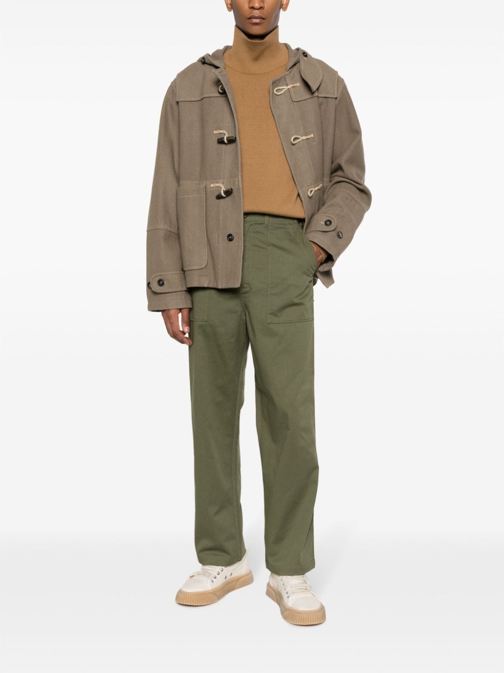 cropped duffel jacket - 2