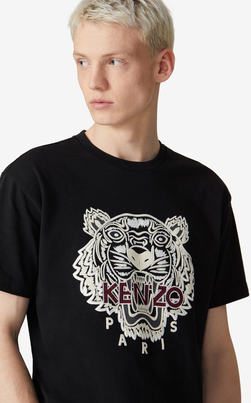 Oversized embroidered Tiger shirt - 3