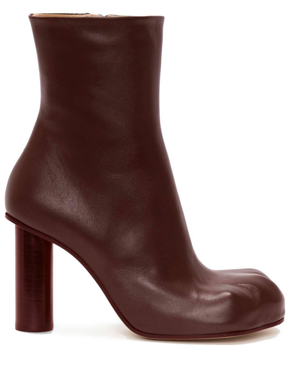 JW ANDERSON PAW レザー 猫足ブーツ ブラウン JW Anderson Paw 90mm leather ankle boots | farfetch | REVERSIBLE