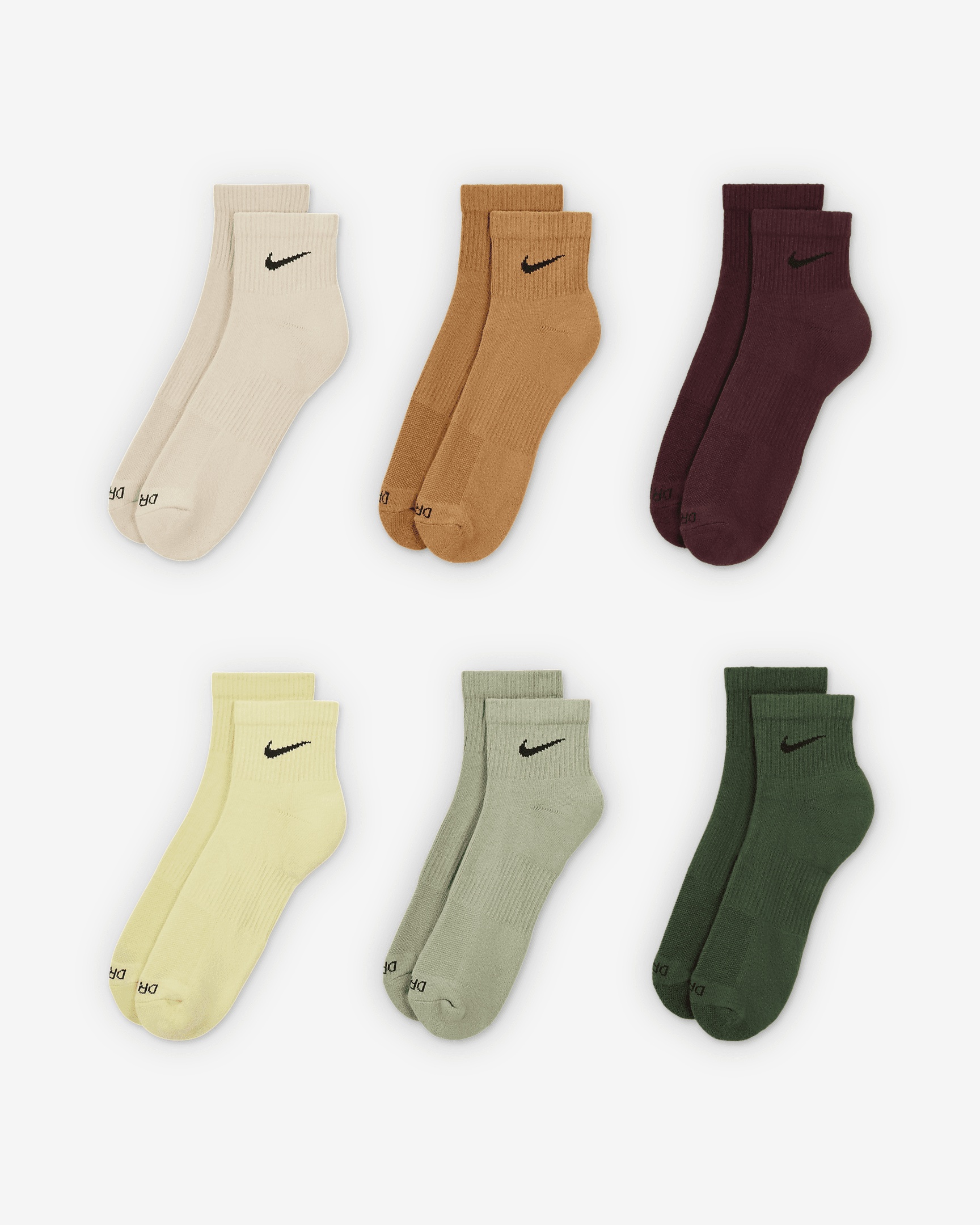 Nike Nike Everyday Plus Cushioned Training Ankle Socks (6 Pairs ...