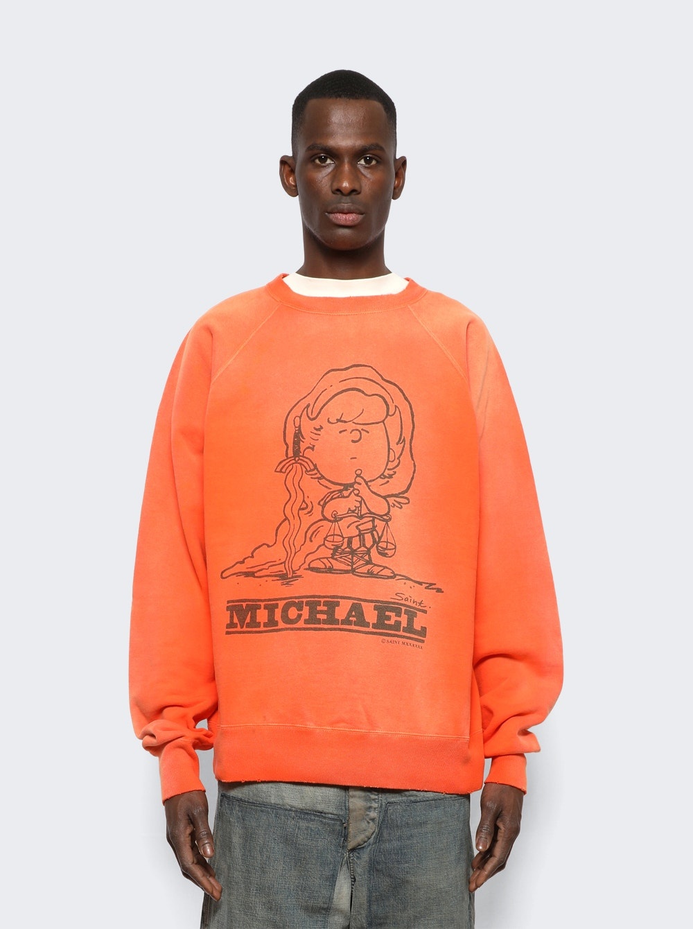 Crewneck Sweatshirt Orange - 3