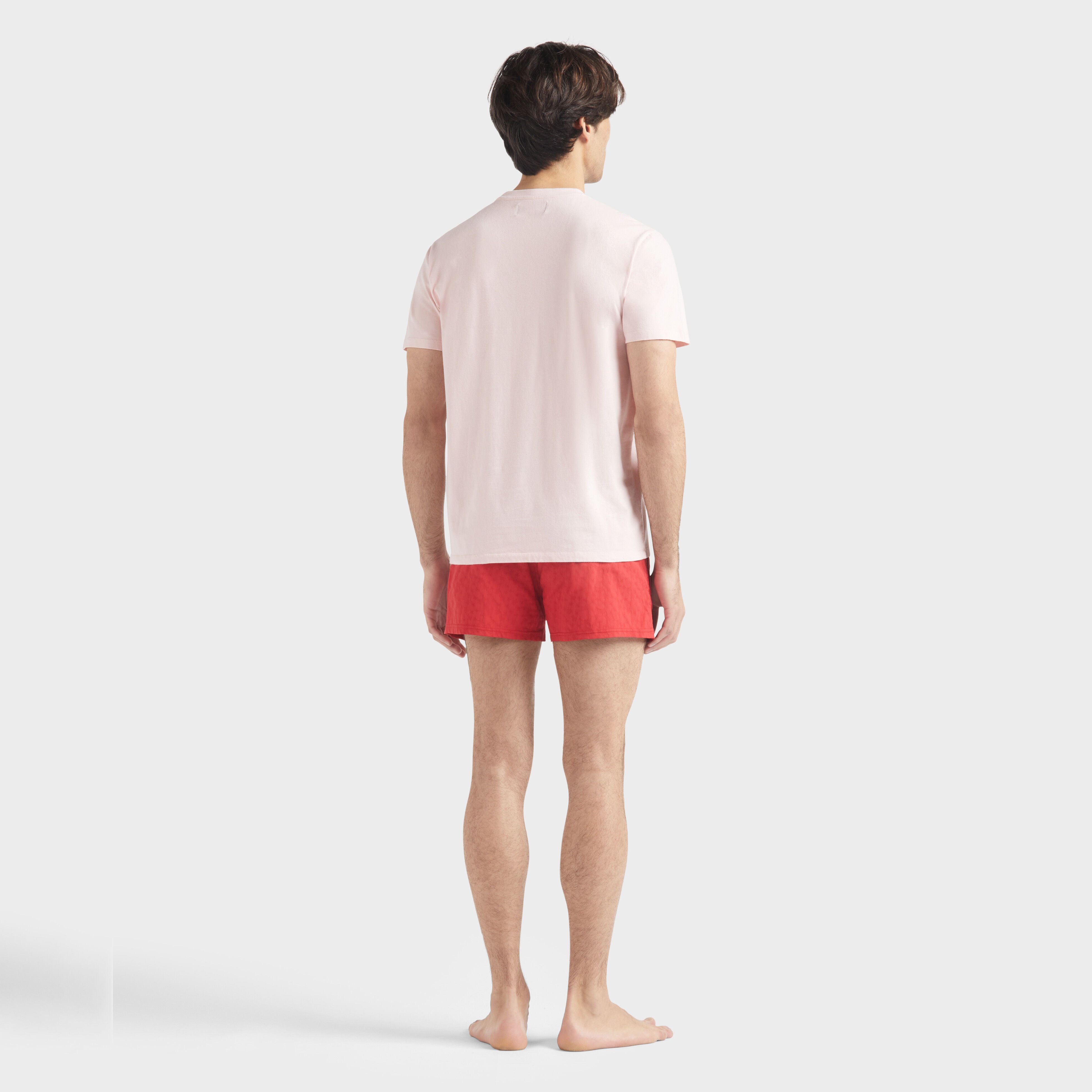 Men Organic Cotton T-shirt Embroidered Turtle - 4