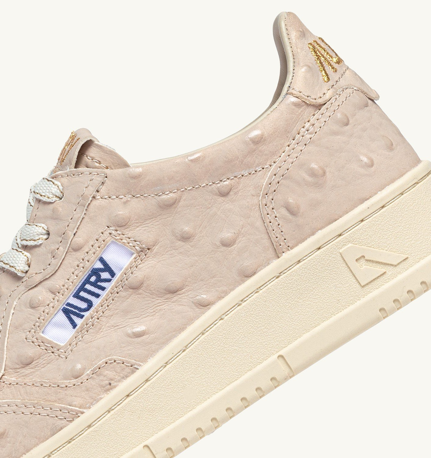 MEDALIST LOW SNEAKERS IN WOOD ASH LEATHER - 6