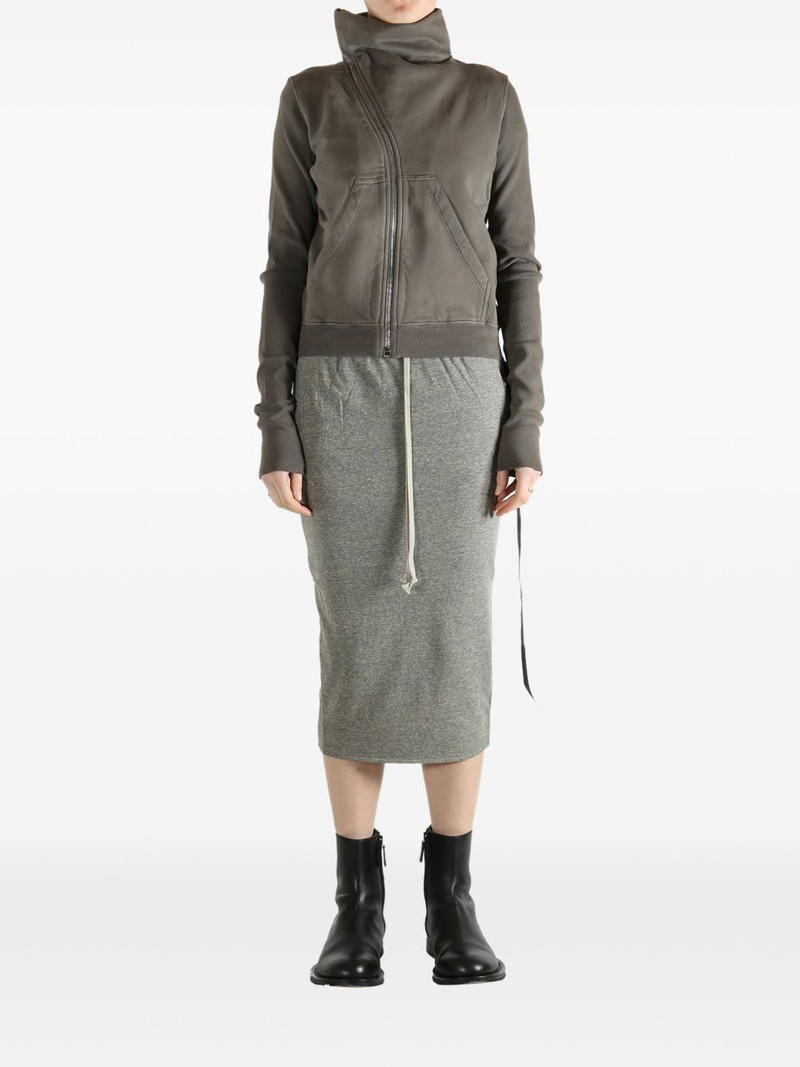 Rick Owens DRKSHDW zip-up sweatshirt outlook