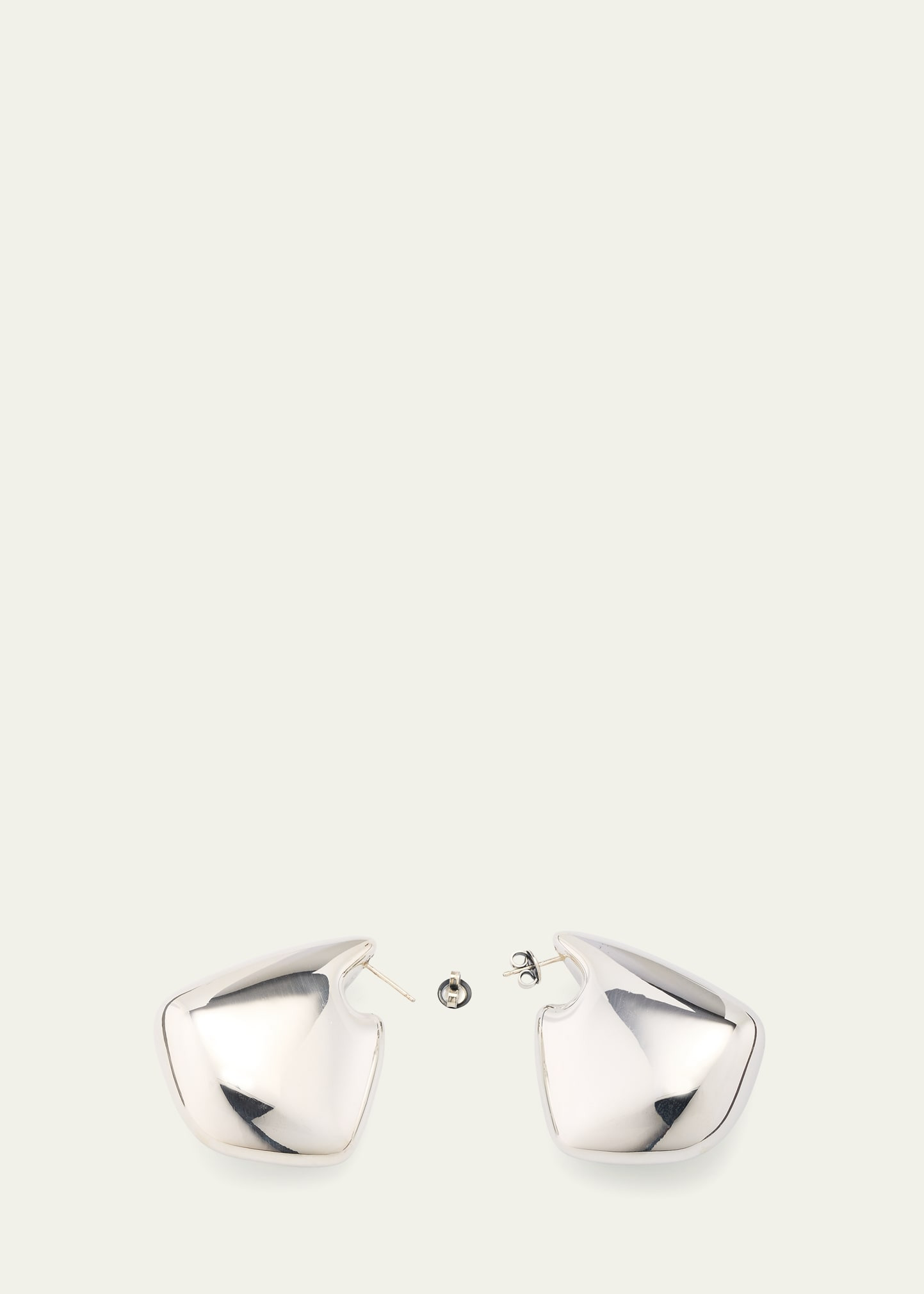 Sterling Silver Large Drop Earrings - 4