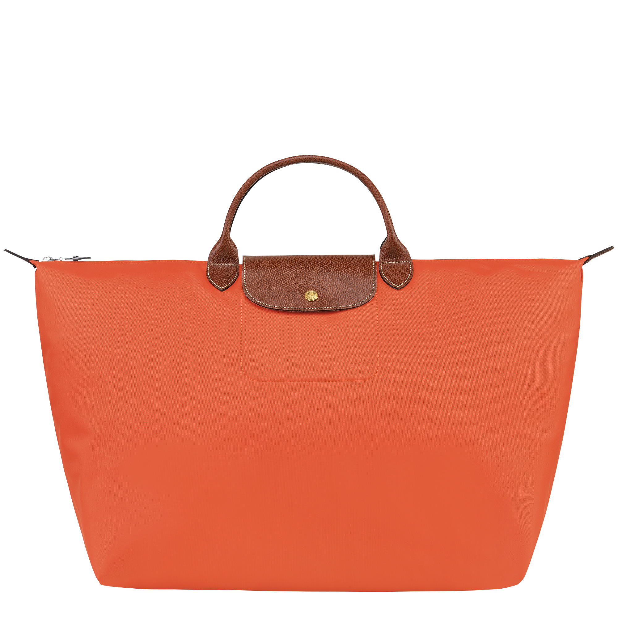 Le Pliage Original S Travel bag Orange - Recycled canvas - 1