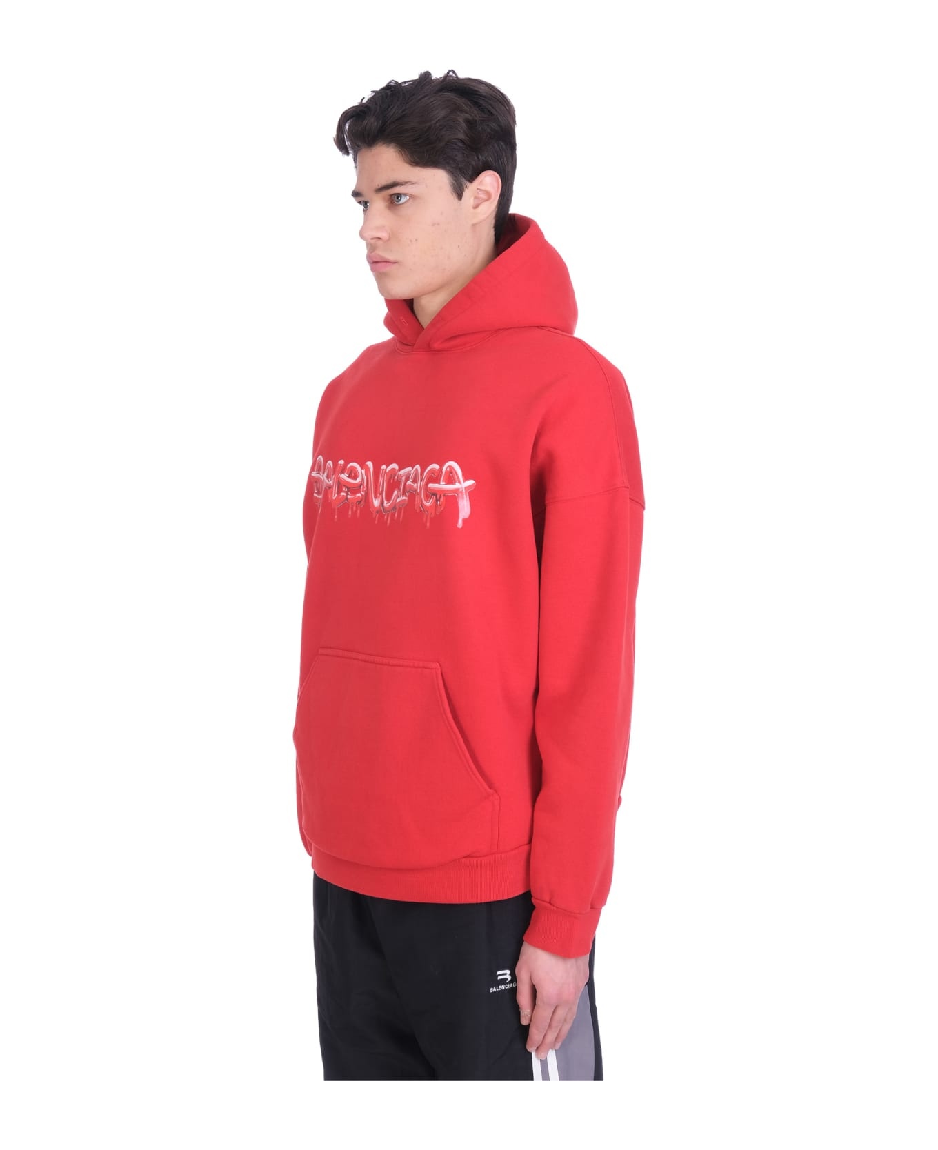 Sweatshirt In Red Cotton - 4