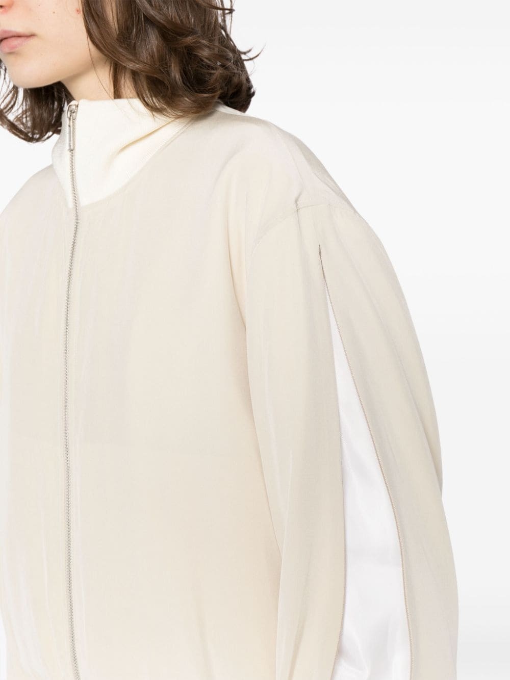 panelled reversible bomber jacket - 5