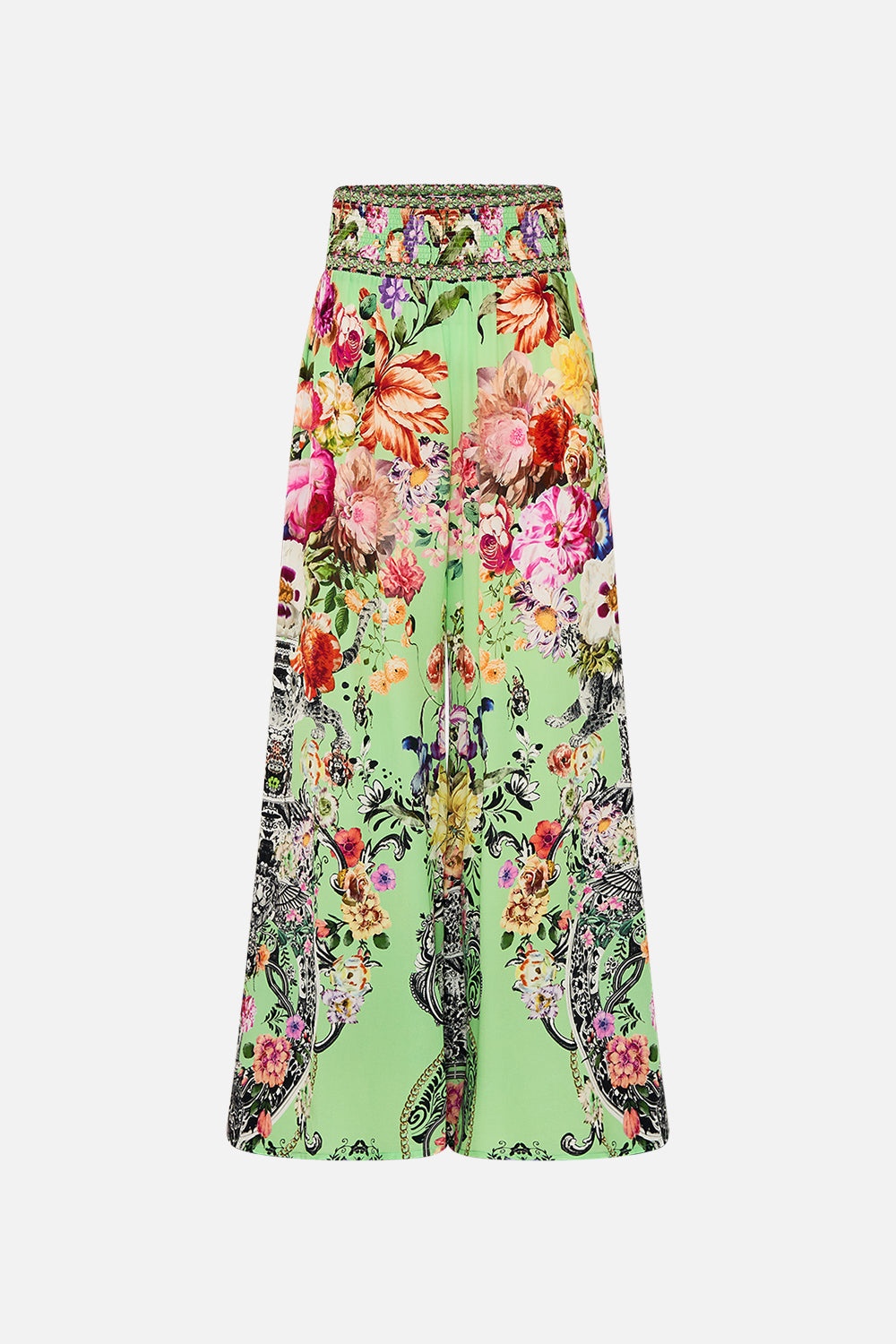 SHIRRED WAIST PANT - 1