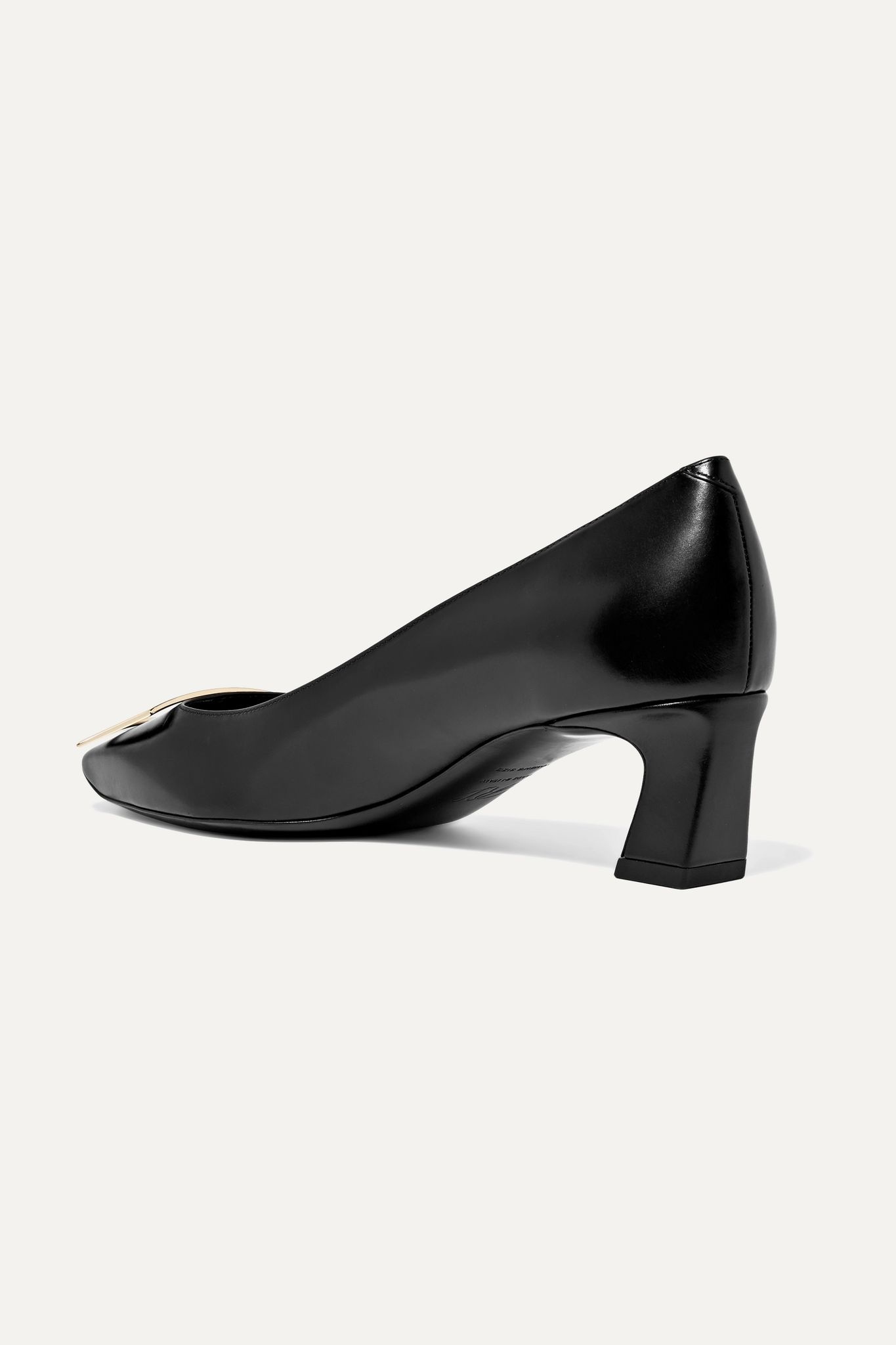 Decollete Trompette patent-leather pumps - 4