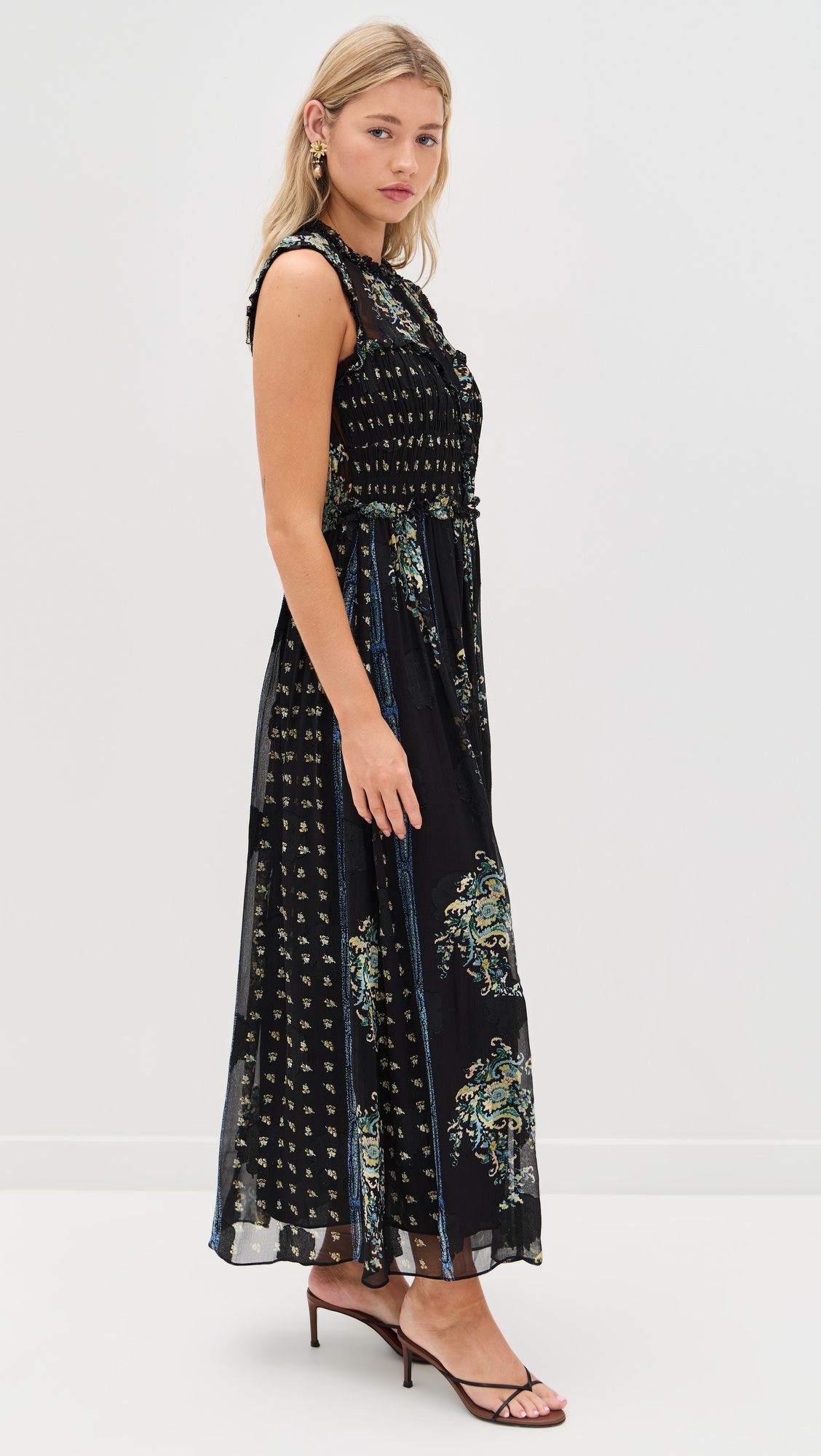 Kasia Sleeveless Midi Dress - 3