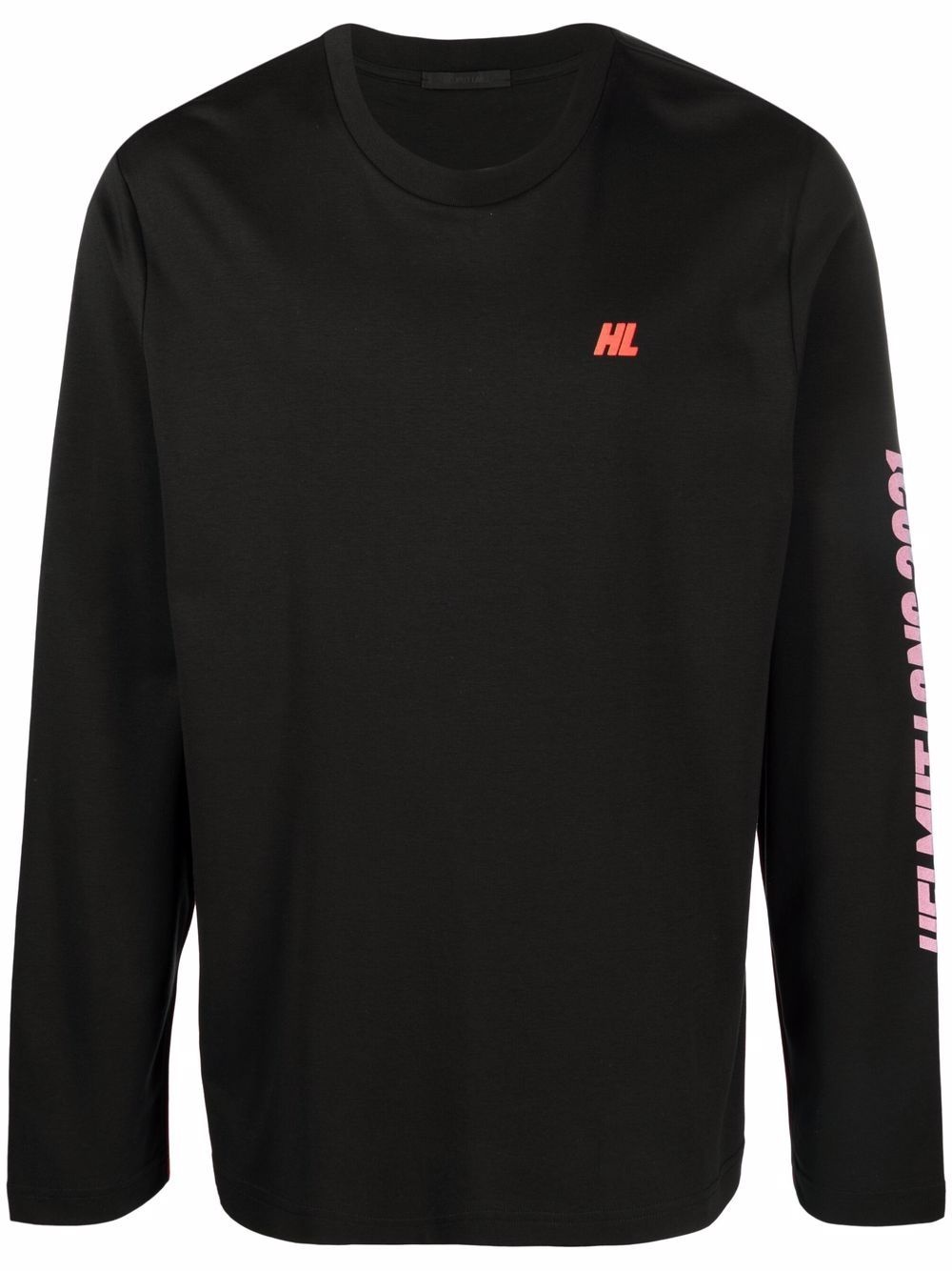 gradient logo-print long-sleeve top - 1