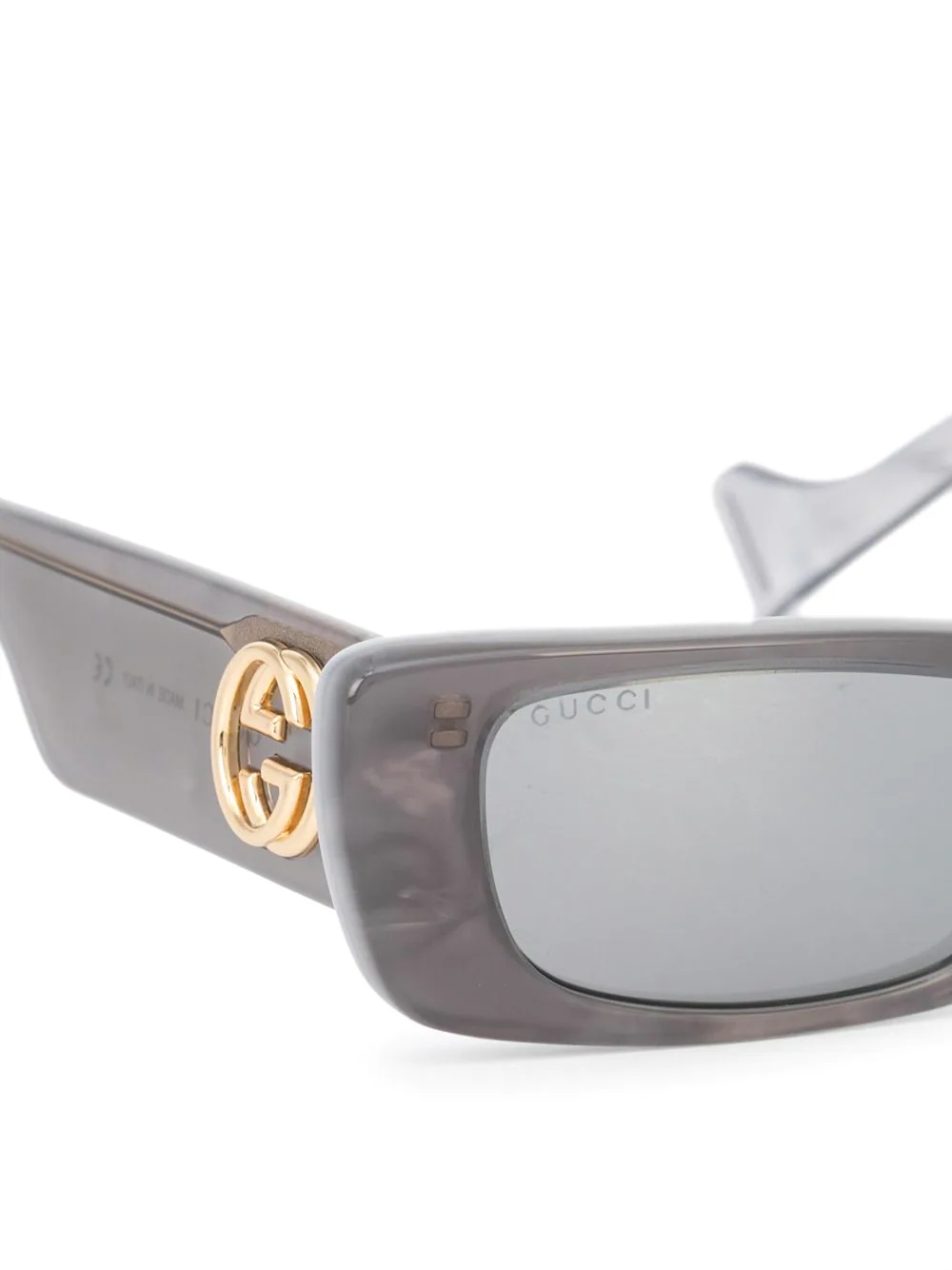 rectangle-frame tinted sunglasses - 3