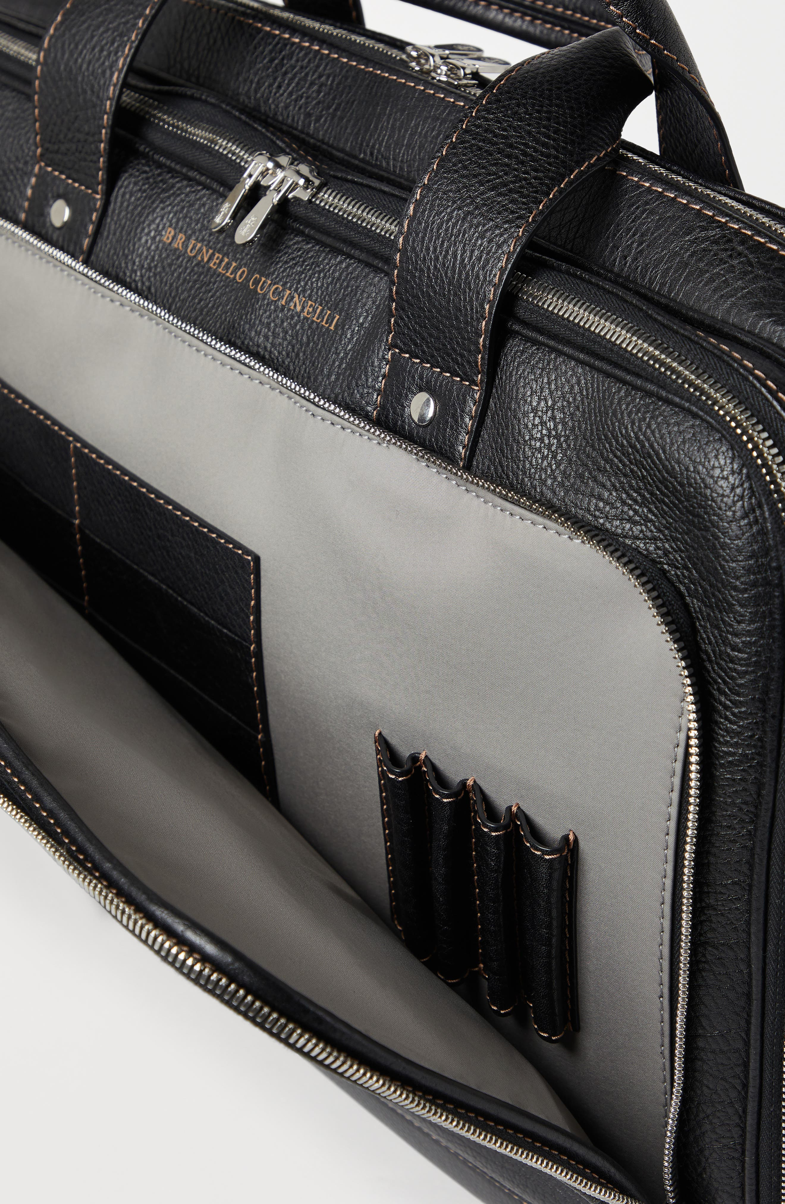 Brunello Cucinelli Briefcase in Black at Nordstrom - 4
