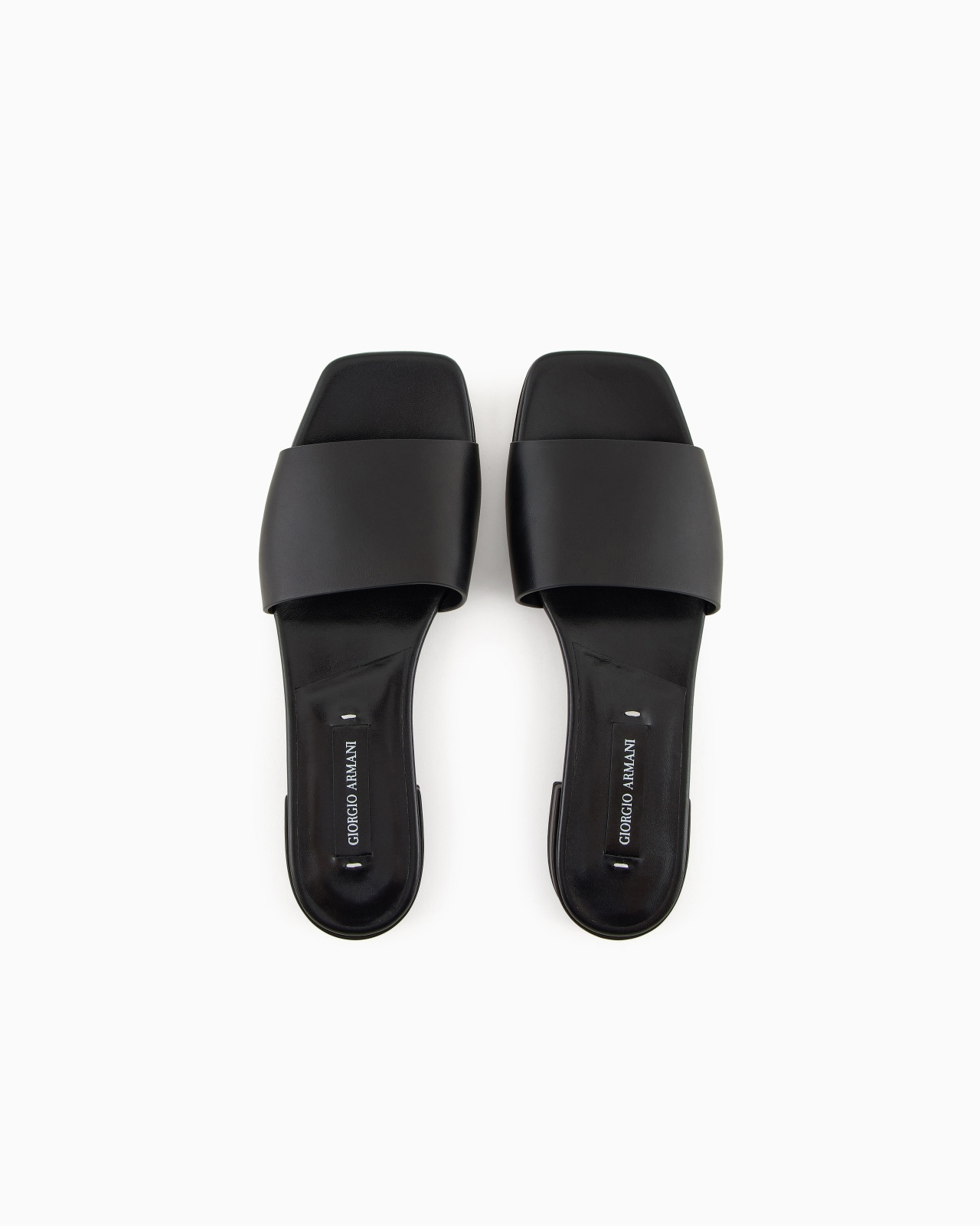 GIORGIO ARMANI X 10 CORSO COMO CALFSKIN FLAT SANDALS - 3
