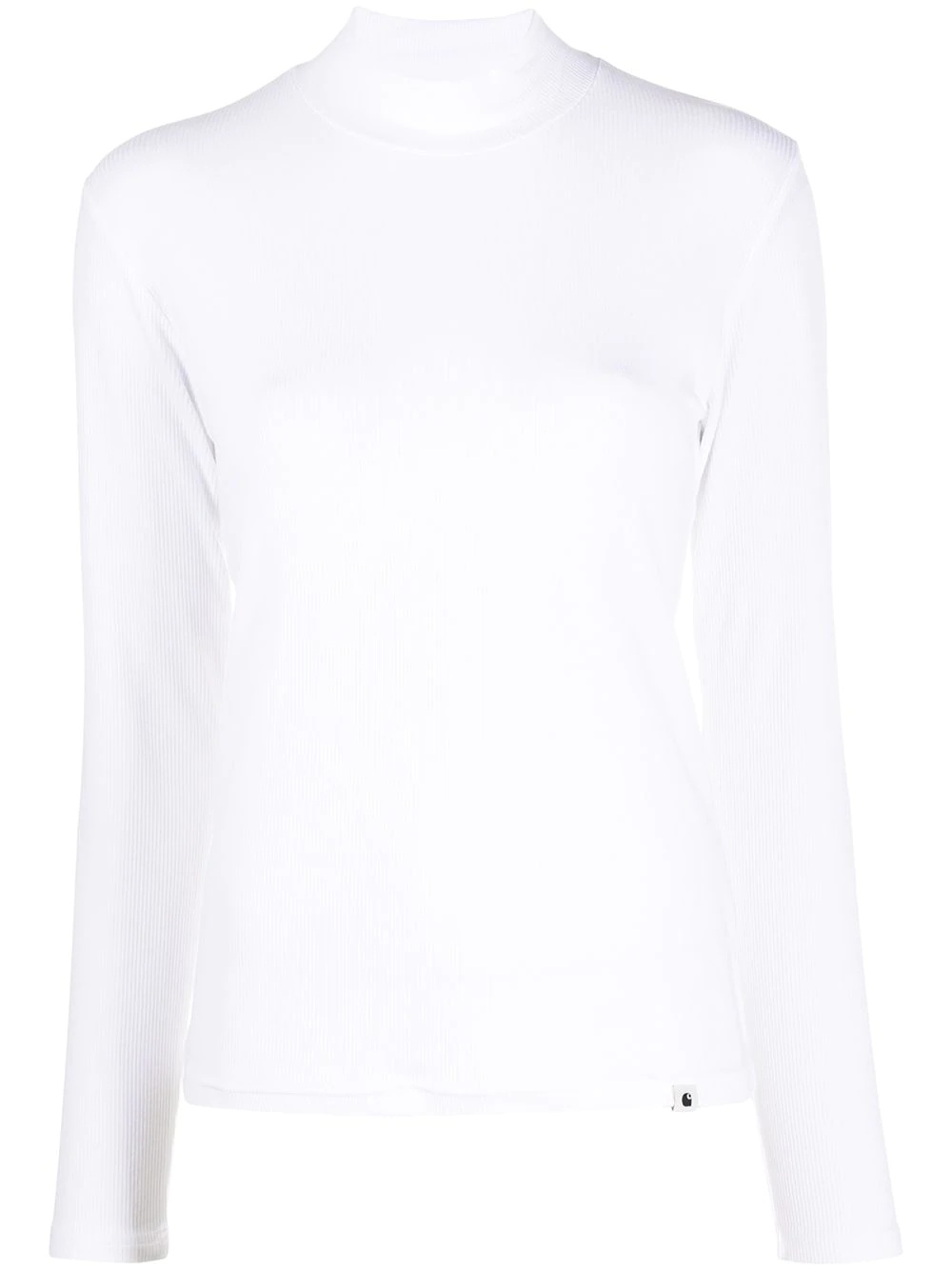 high neck long-sleeve top - 1