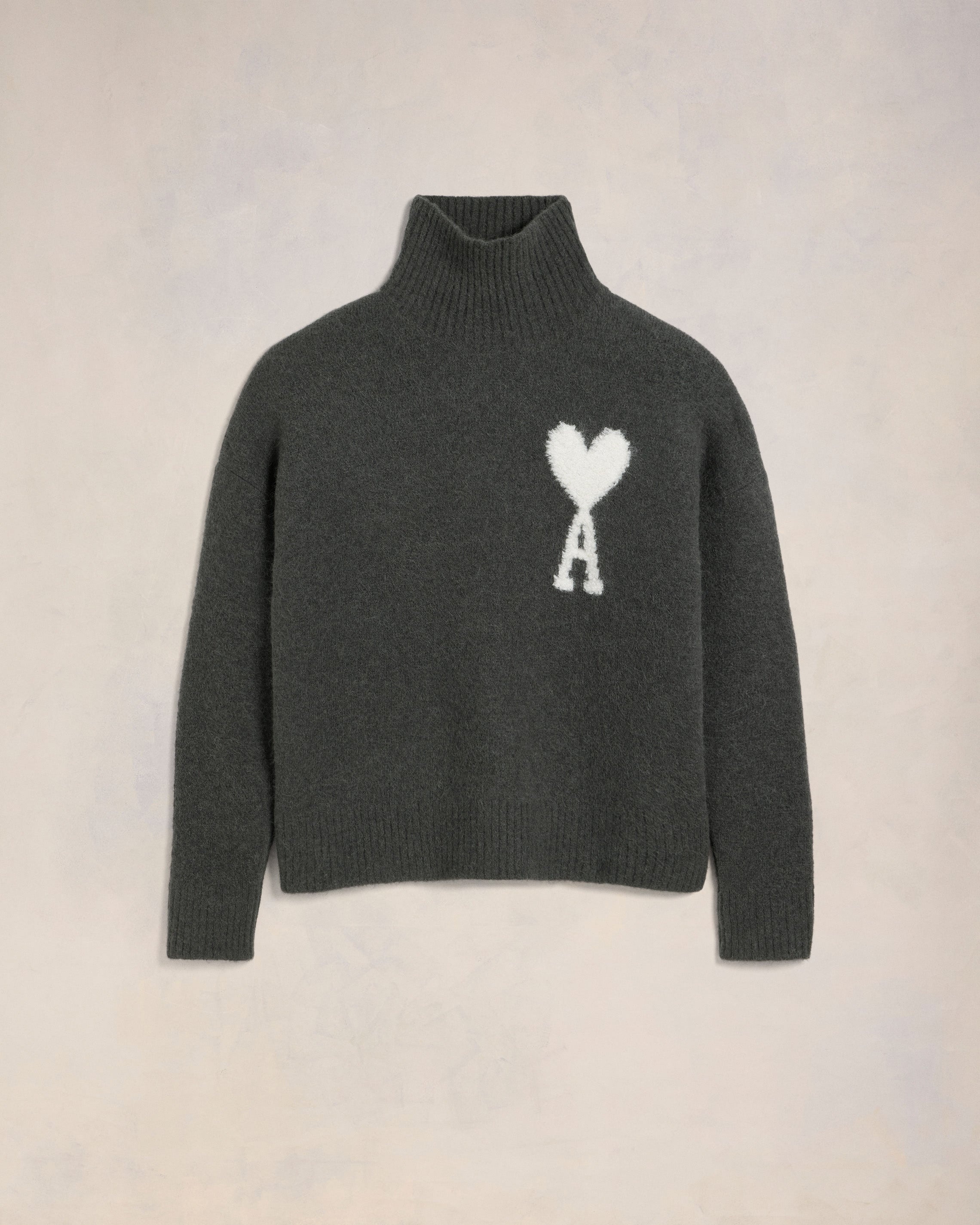 OFF-WHITE AMI DE COEUR FUNNEL NECK SWEATER - 1
