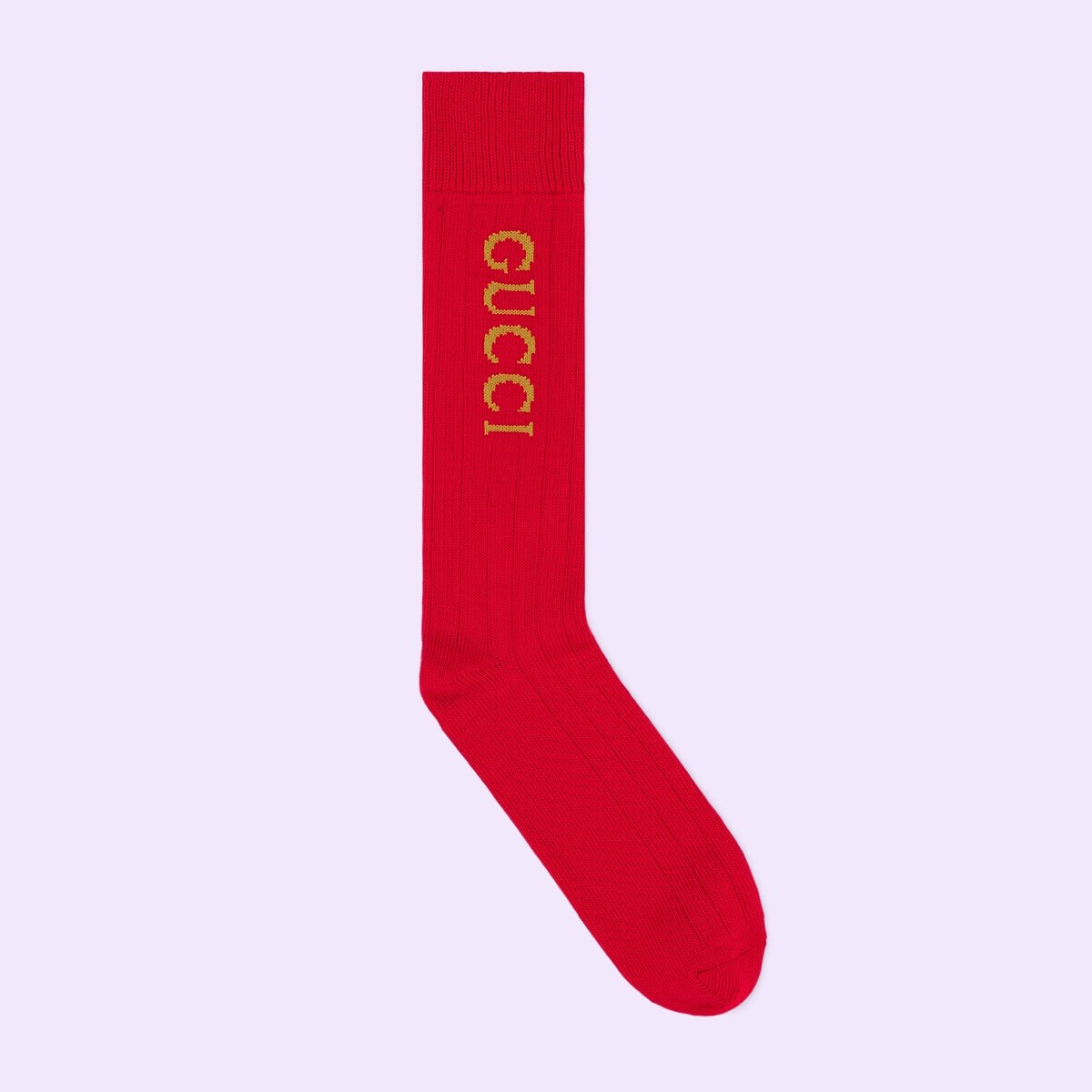 Long knit cotton socks - 1
