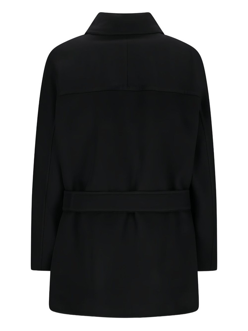 Max Mara Lembi belted buttoned coat outlook