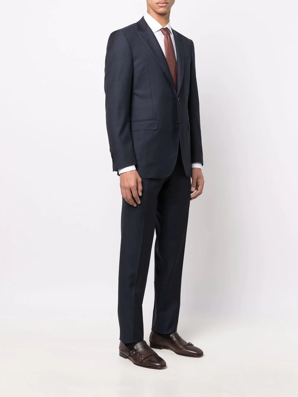 single-breasted wool suit - 3