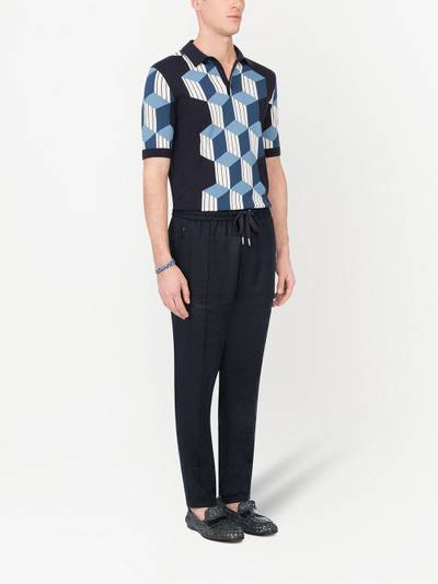 Dolce & Gabbana drawstring tapered trousers outlook