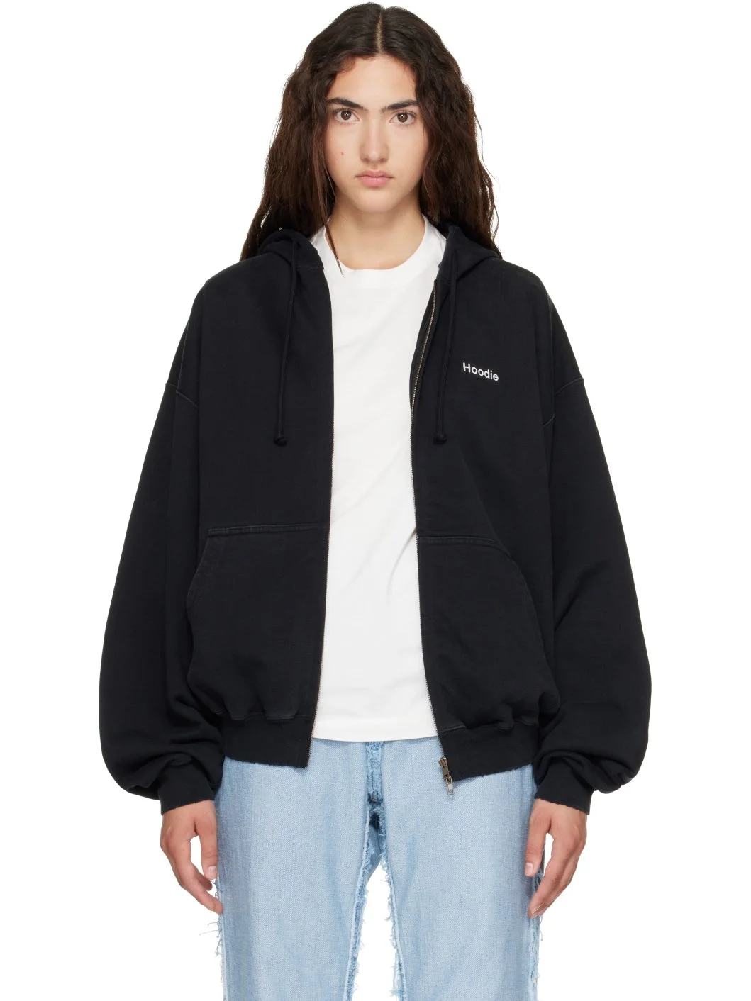Black 'Hoodie Definition' Hoodie - 1
