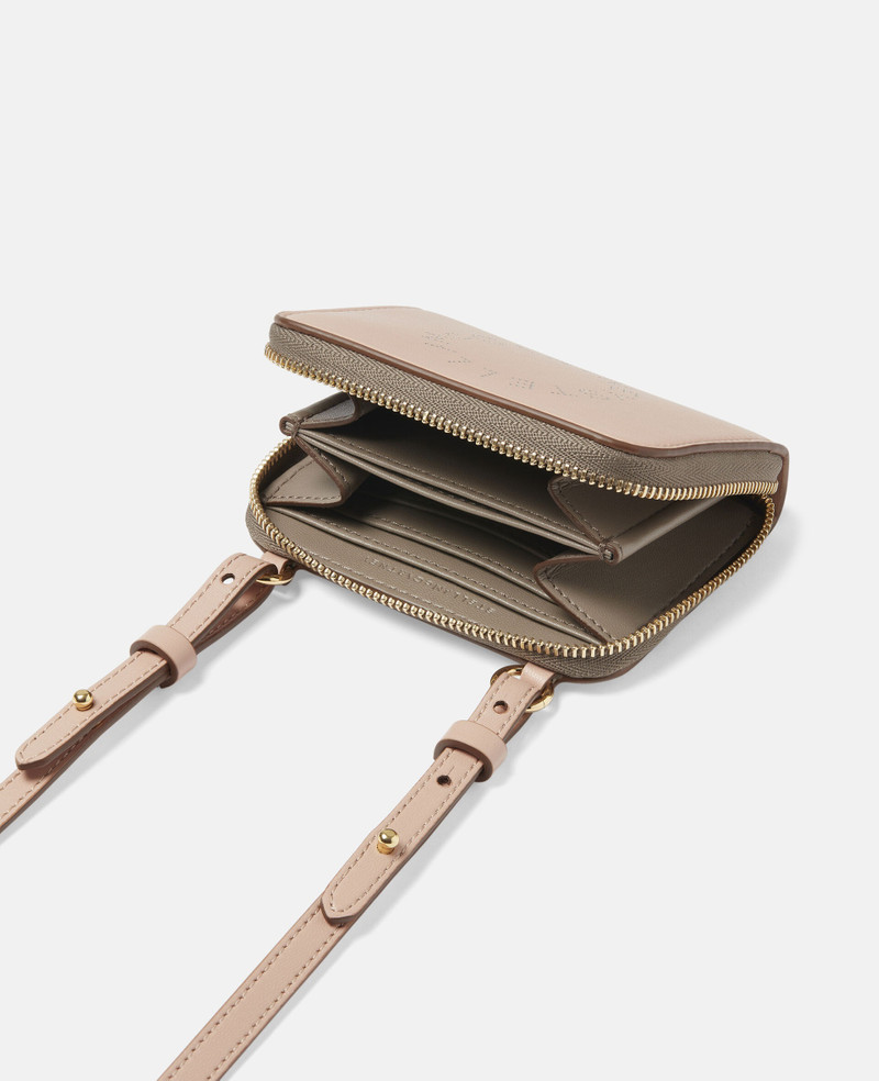 Stella McCartney Logo Zip Strap Cardholder outlook