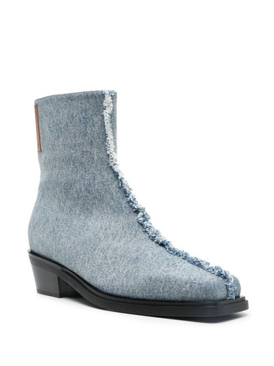 Y/Project denim ankle boots outlook