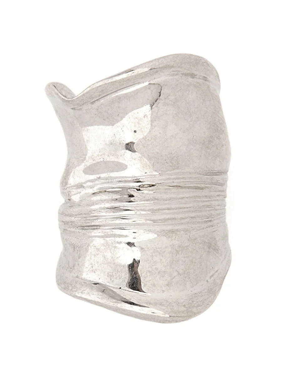 Jean Paul Gaultier Women "The Crushed Can" Ring - 1