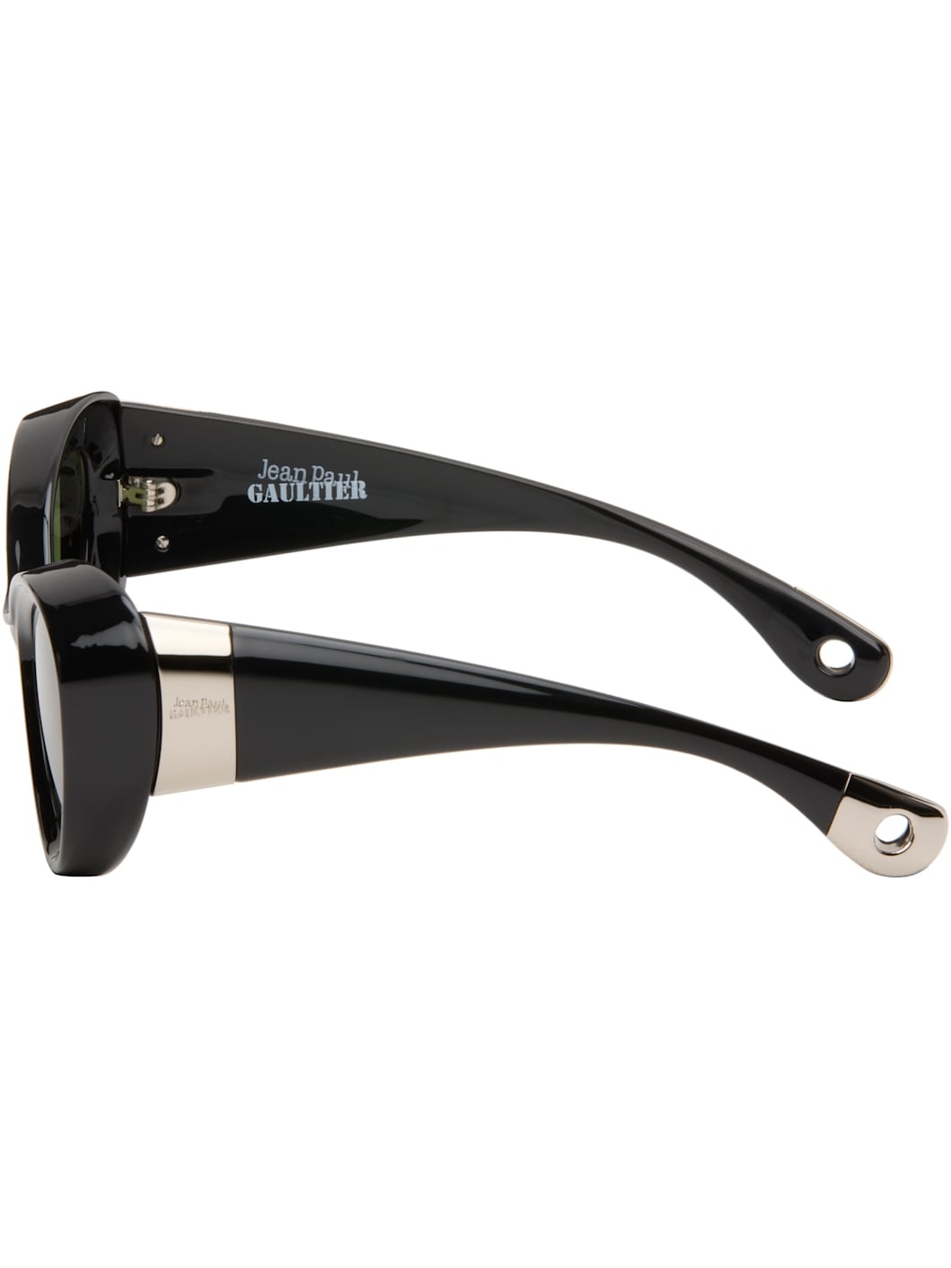 Black 'The Parisian Cat' Sunglasses - 3