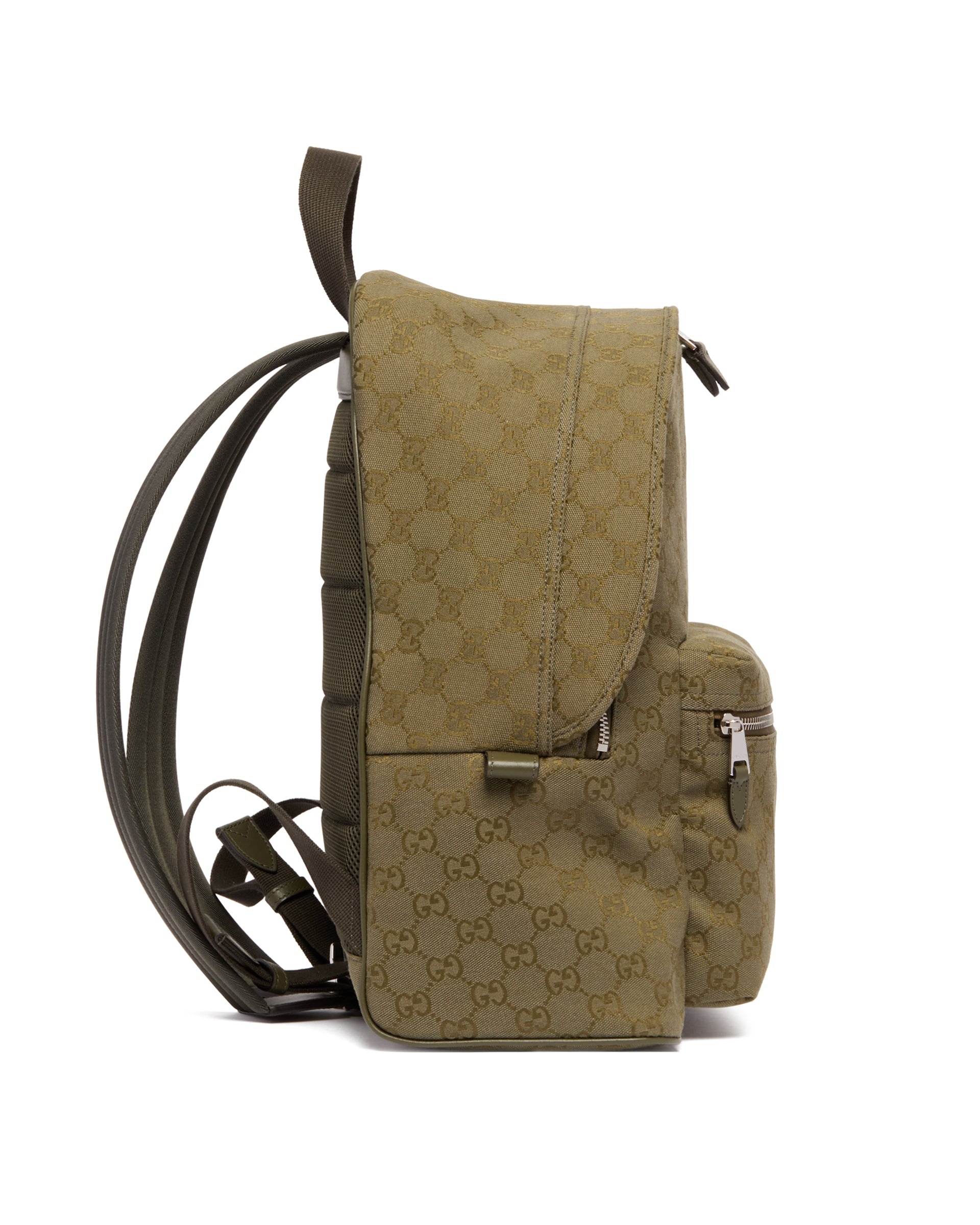 Green GG Fabric Backpack - 2