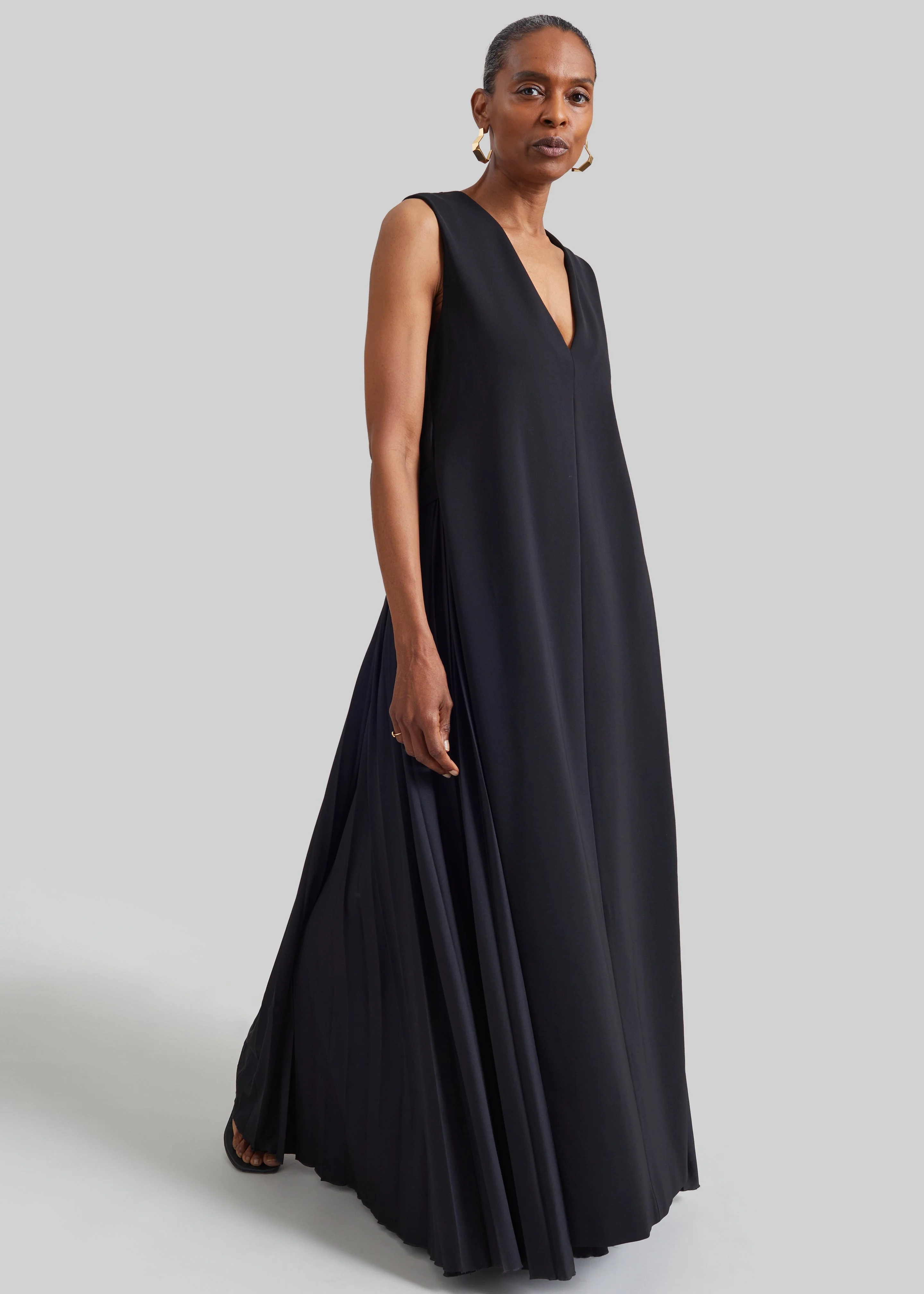 Sportmax Adesso Long Dress - Black - 1