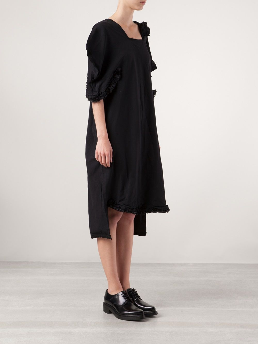 ruffle trimmed dress - 3