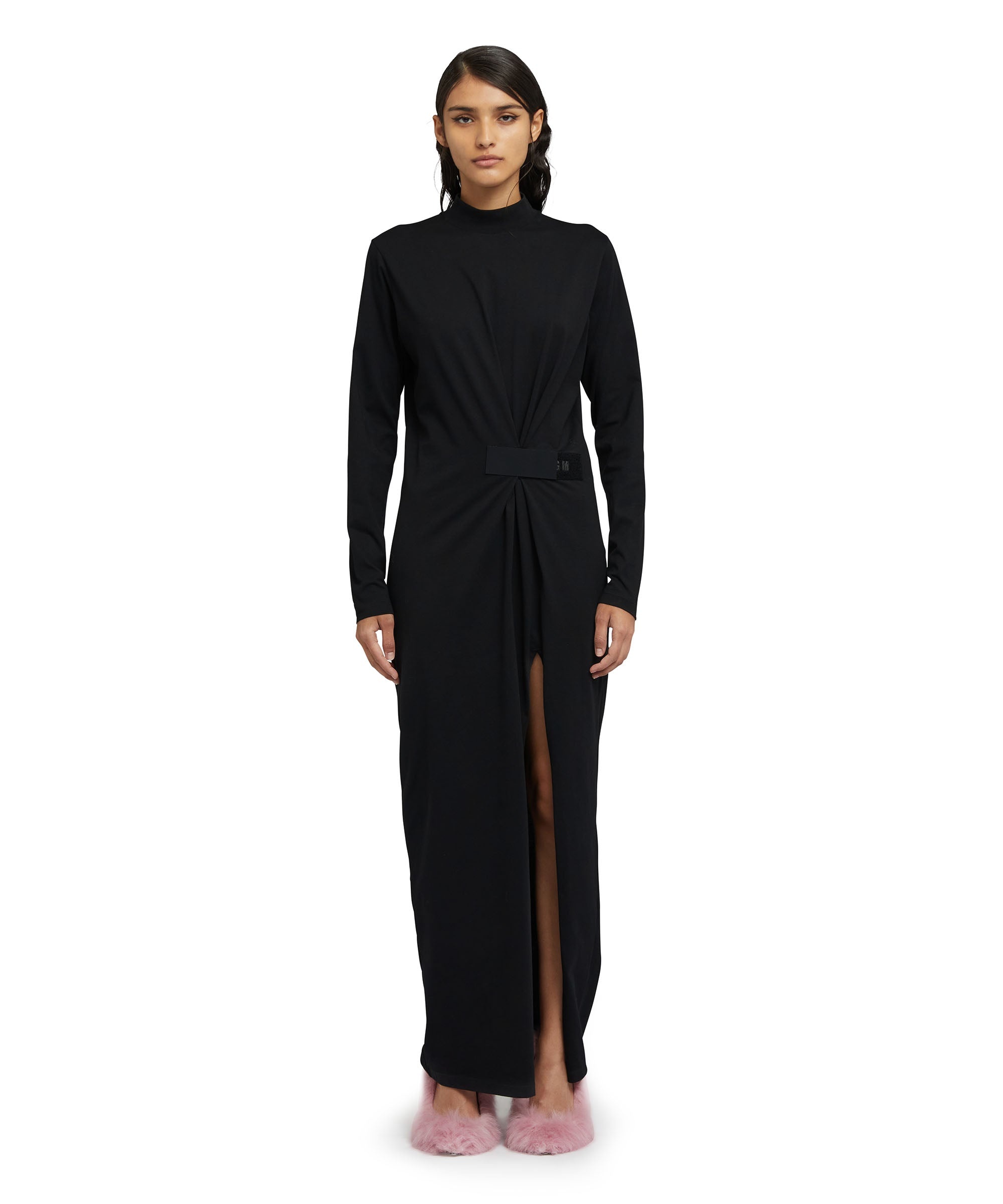 "Embroidery tone on tone logo" dress - 2