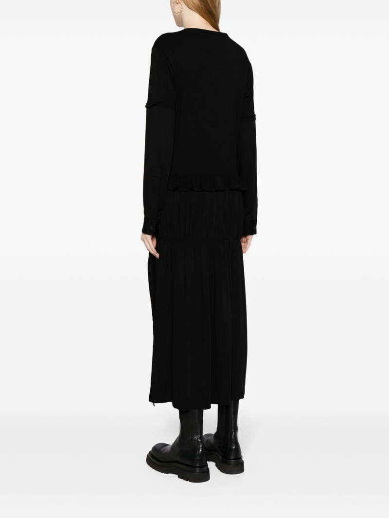 panelled tiered maxi dress 4