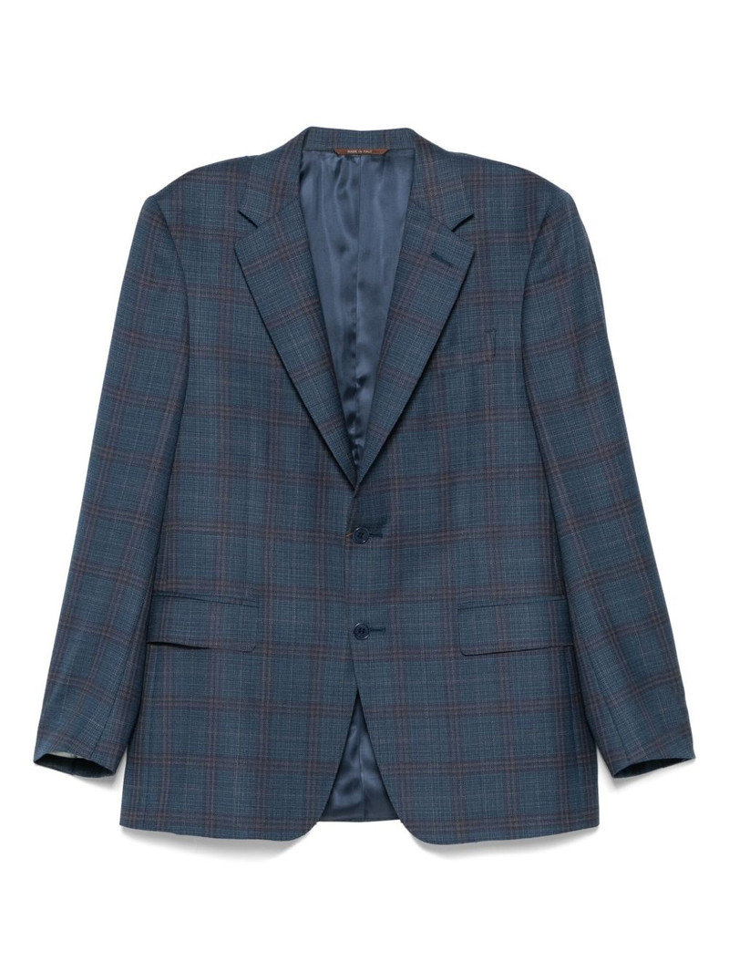 checked blazer 1
