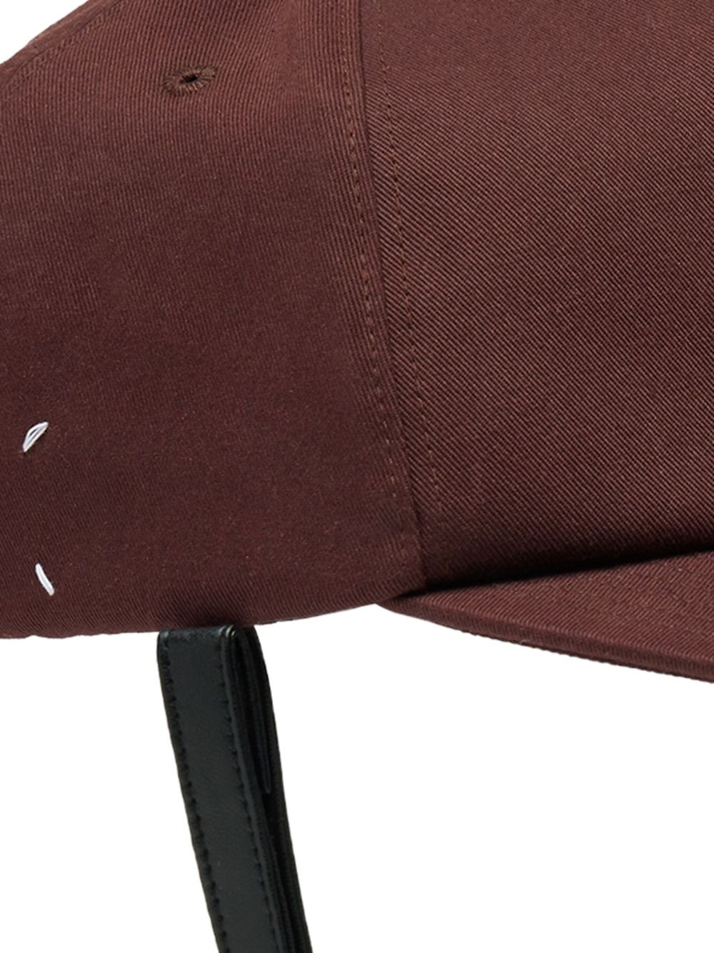 strap-detail baseball cap hat - 2