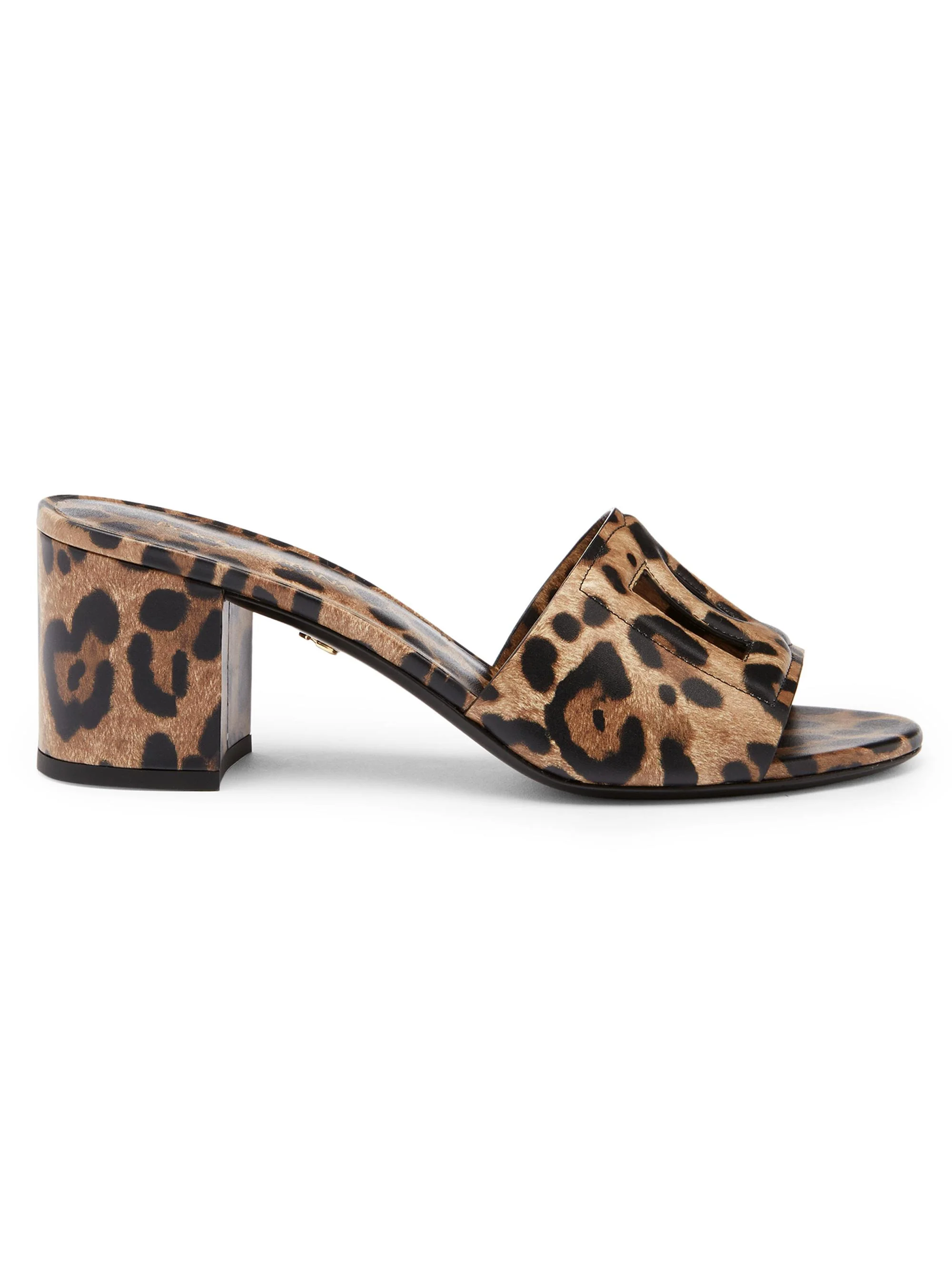 Women's 60MM Logo Leopard-Print Leather Sandals - Leo New - 1