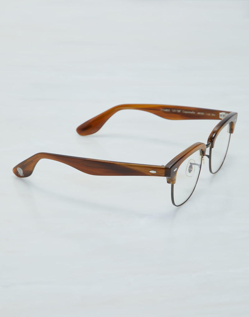 Brunello Cucinelli Capannelle acetate glasses with blue-light blocking lenses outlook