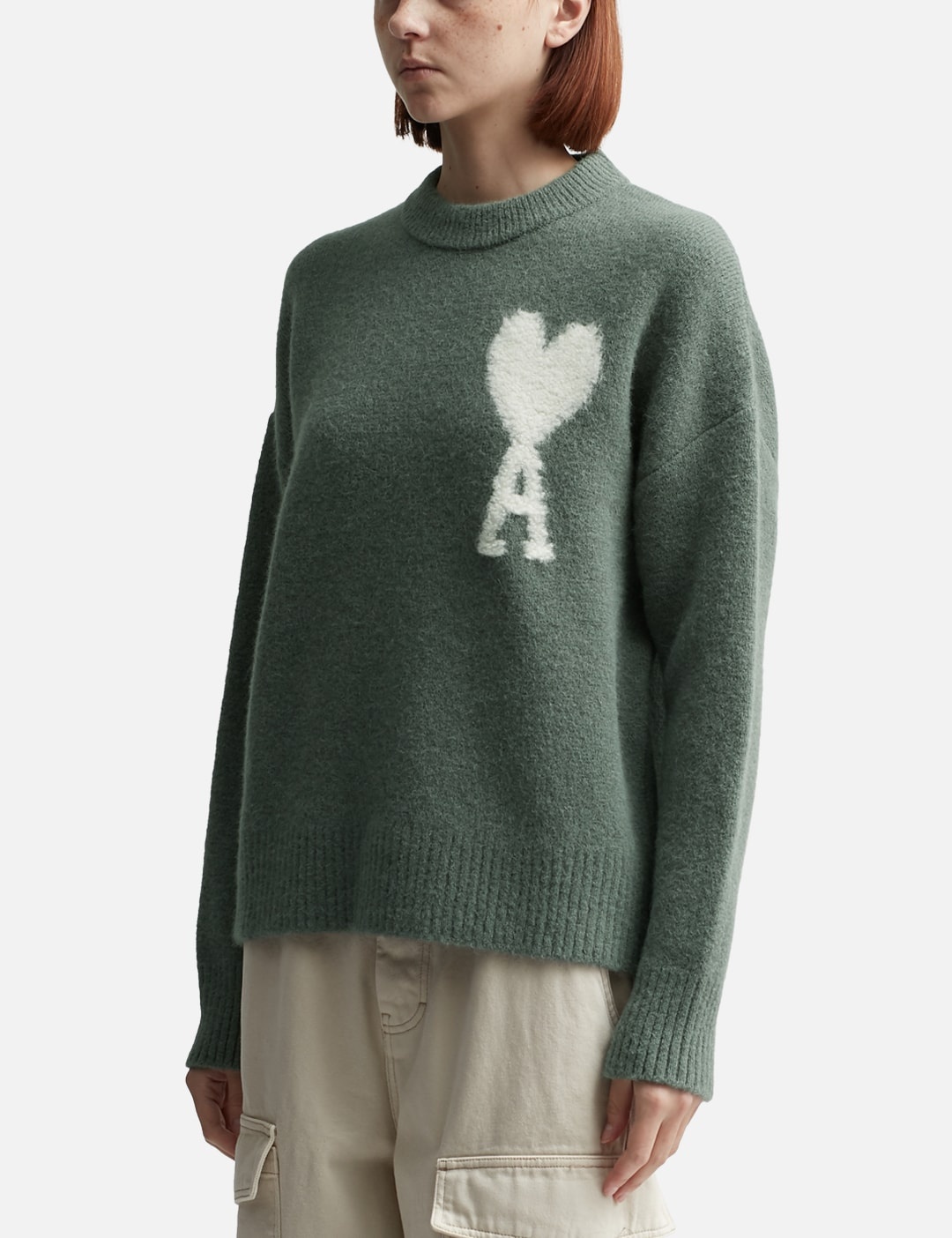 OFF-WHITE AMI DE COEUR CREW NECK SWEATER - 2