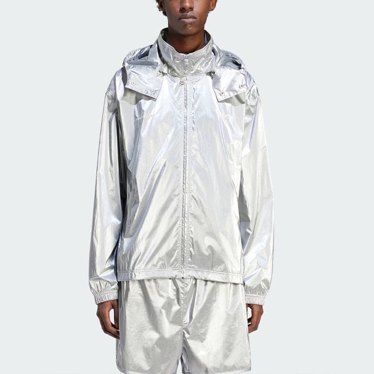 adidas x Wales Bonner Silver Anorak Jacket 'Silver' IB3254 - 3